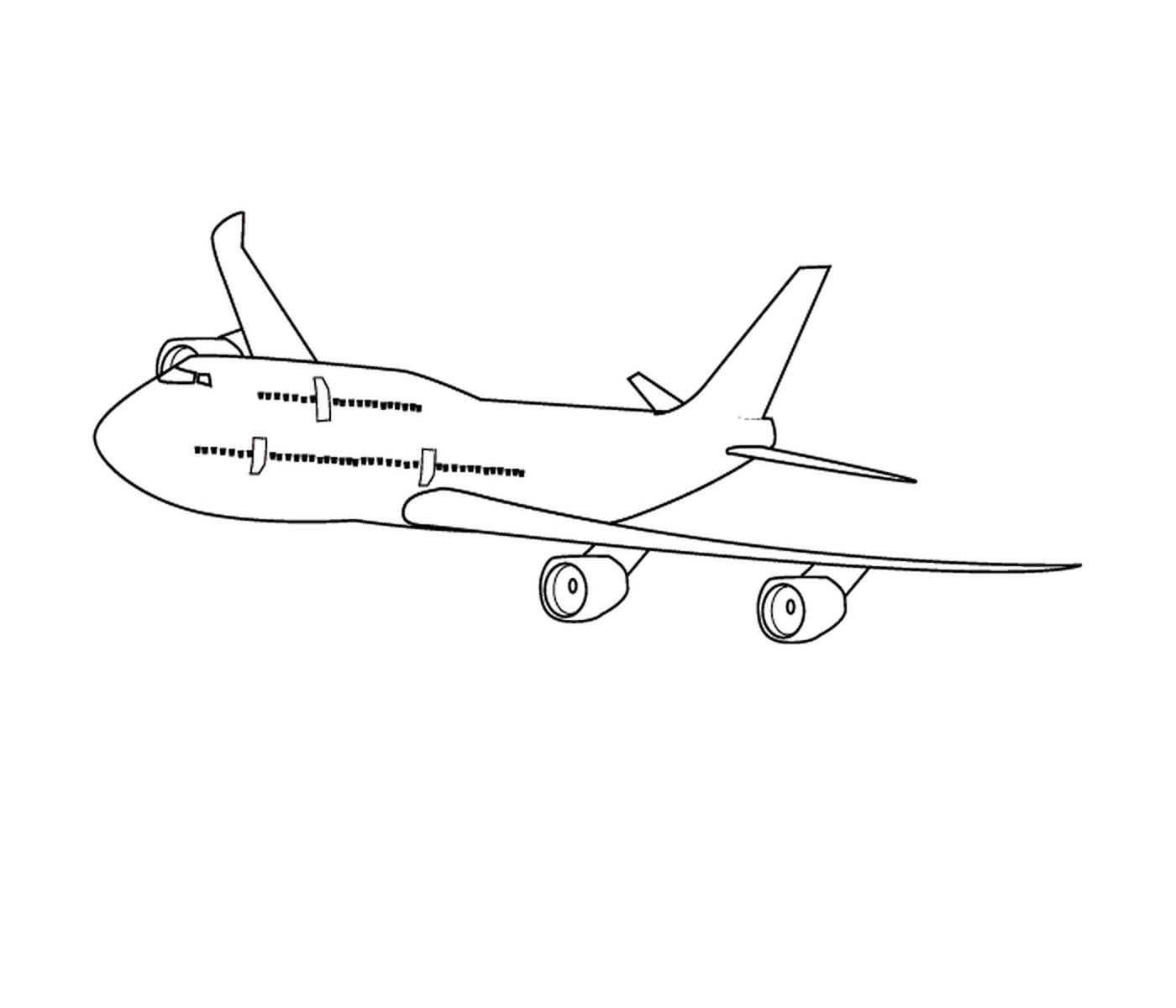  Un avion qui est dessiné 