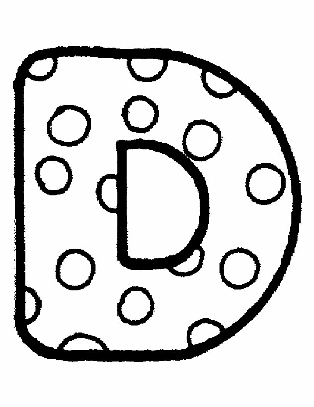   Alphabet maternelle avec la lettre D 