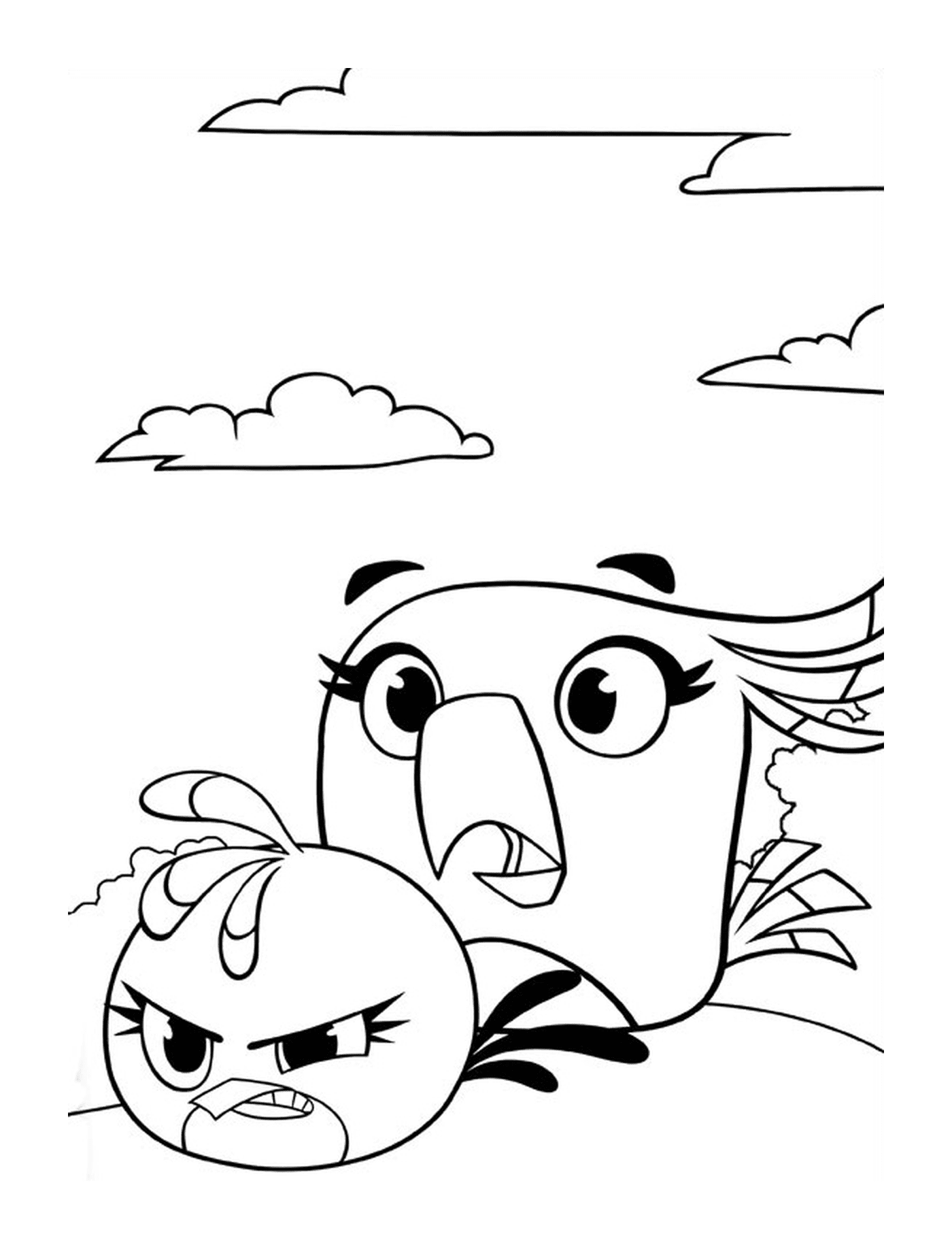   Angry Birds Stella est fâchée 
