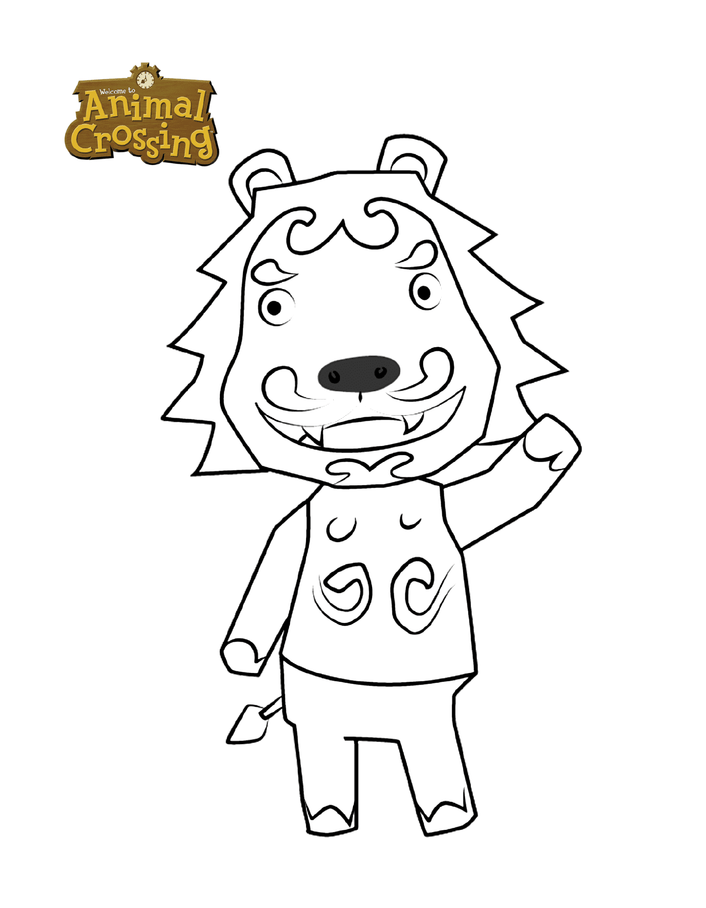   Lion d'Animal Crossing 
