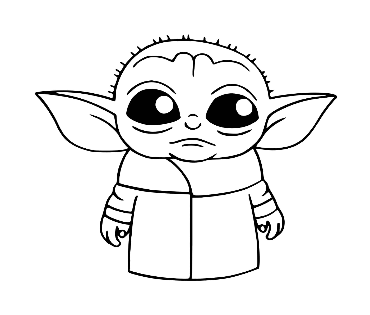   Yoda nouveau-né de Mandalorian 