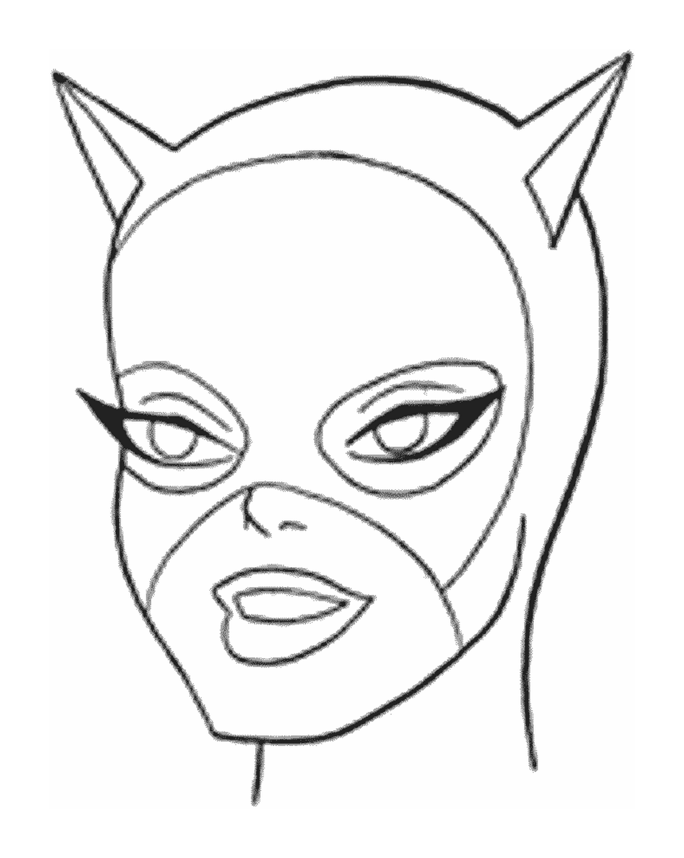  Tête de Catwoman 