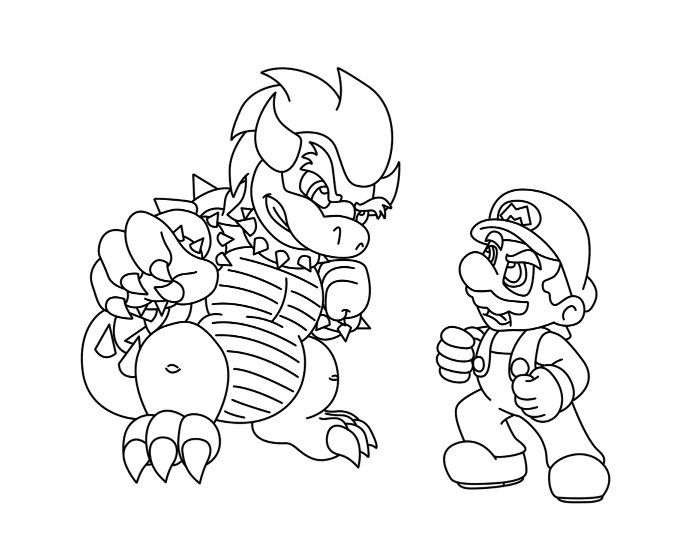   Super Mario Bros contre Bowser 
