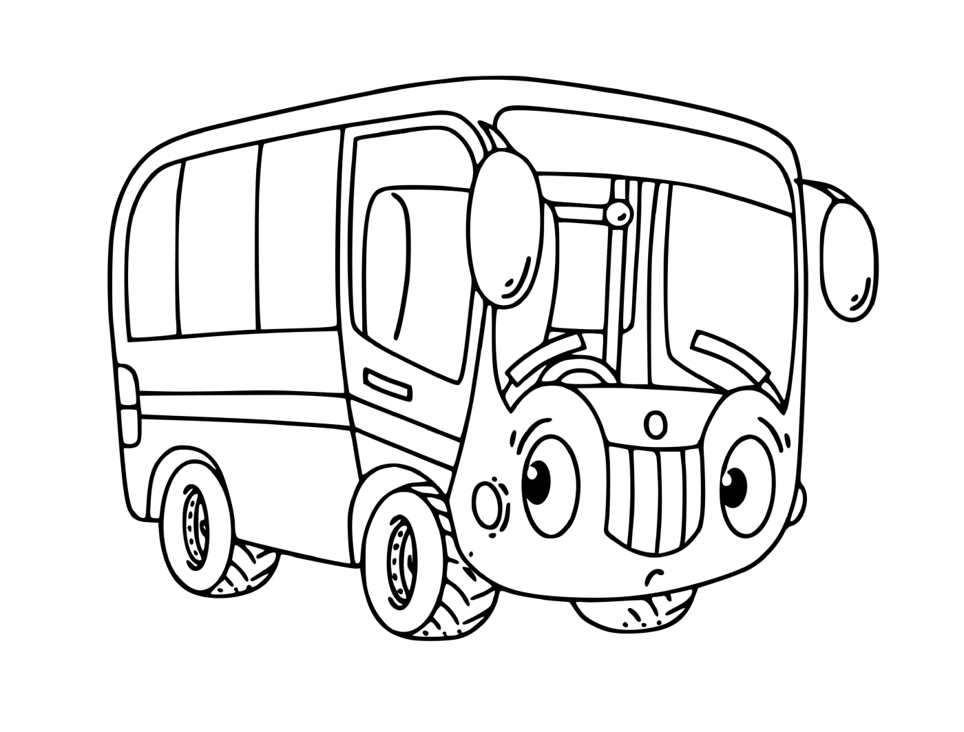  Transport des enfants à l'école en bus 