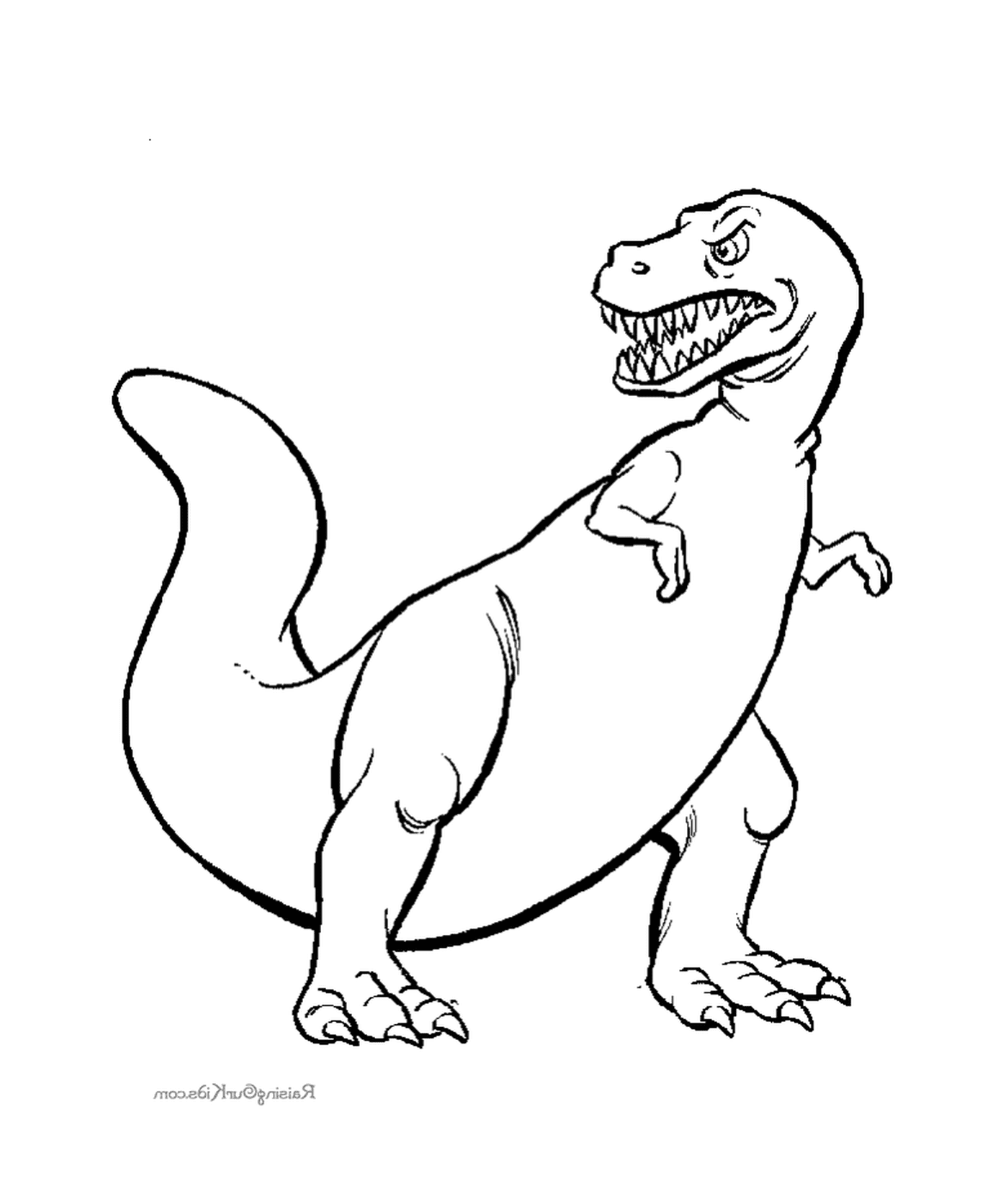   Un dinosaure dessiné 