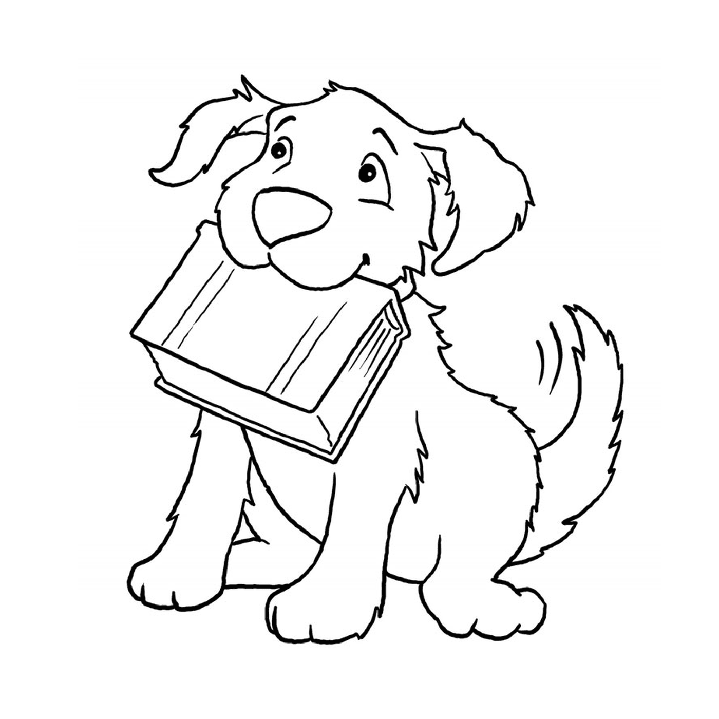   Véritable canin avec livre 