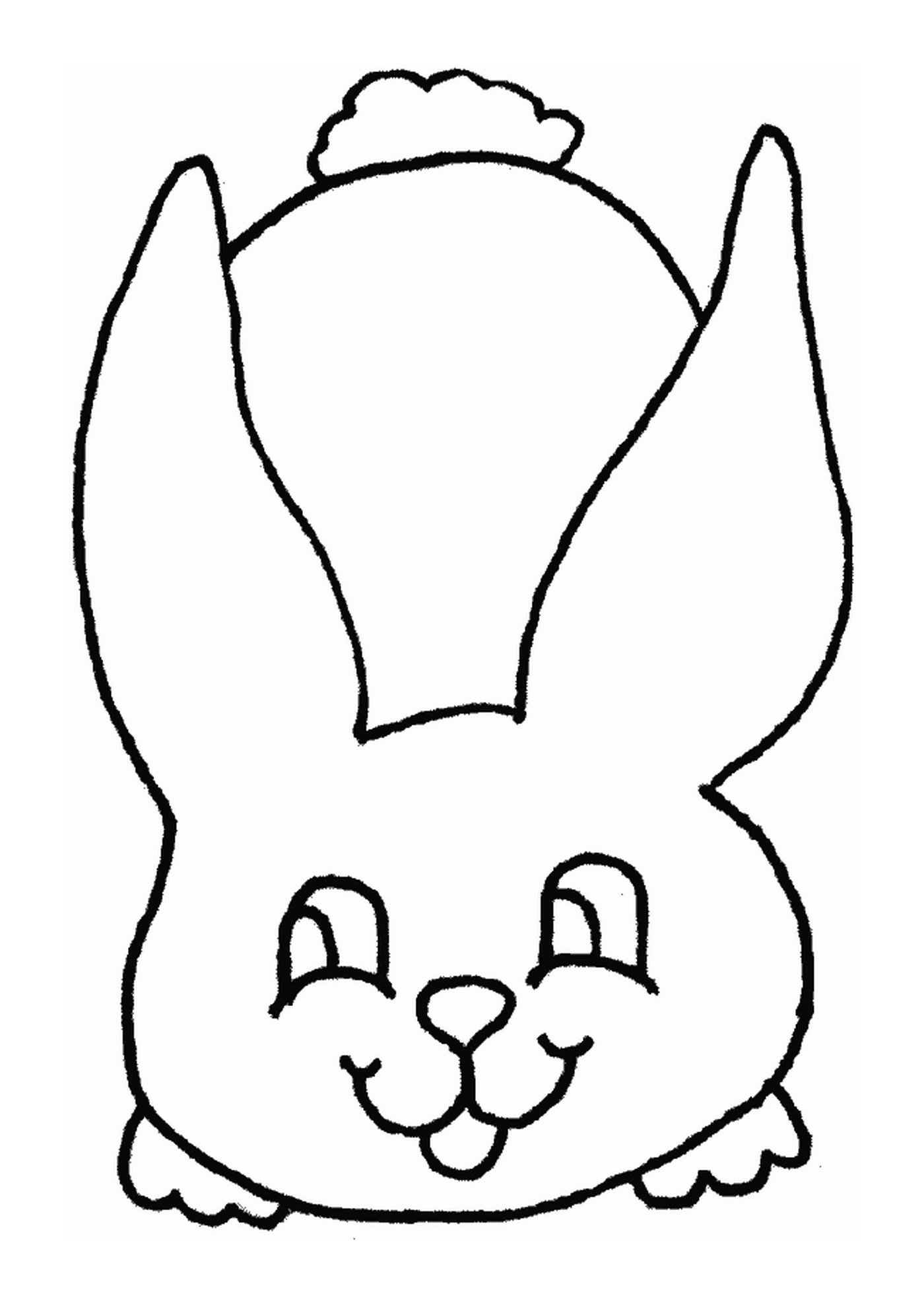   Lapin face maternelle 