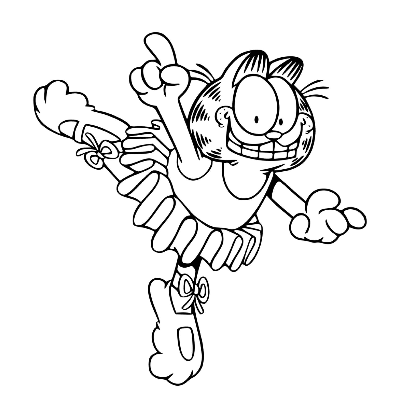  Garfield fait du ballet dramatique 