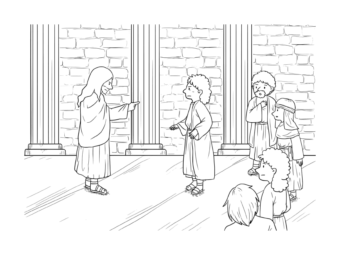   Jésus démoniaque à la synagogue 