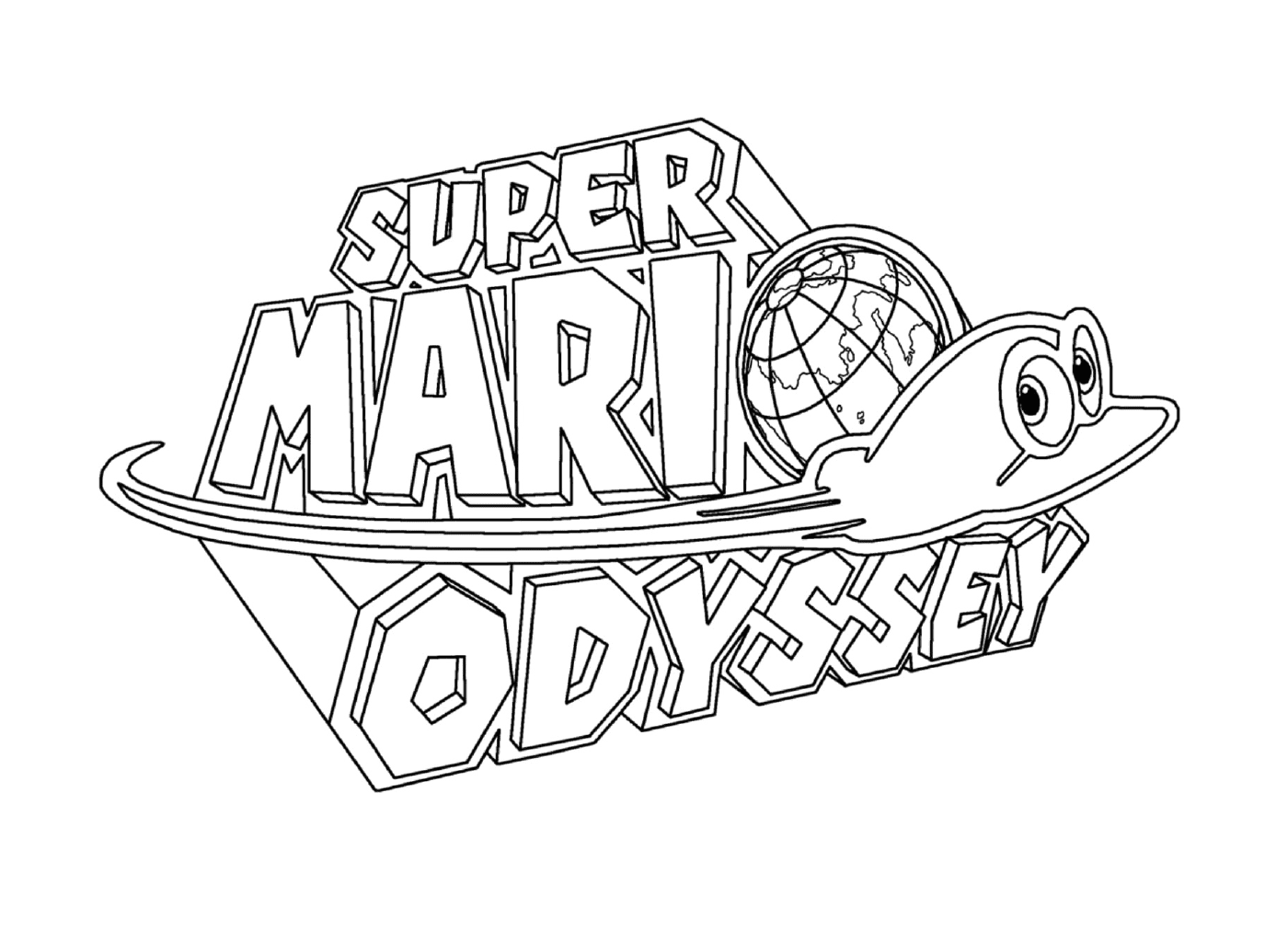   Le logo de Super Mario Odyssey de Nintendo 