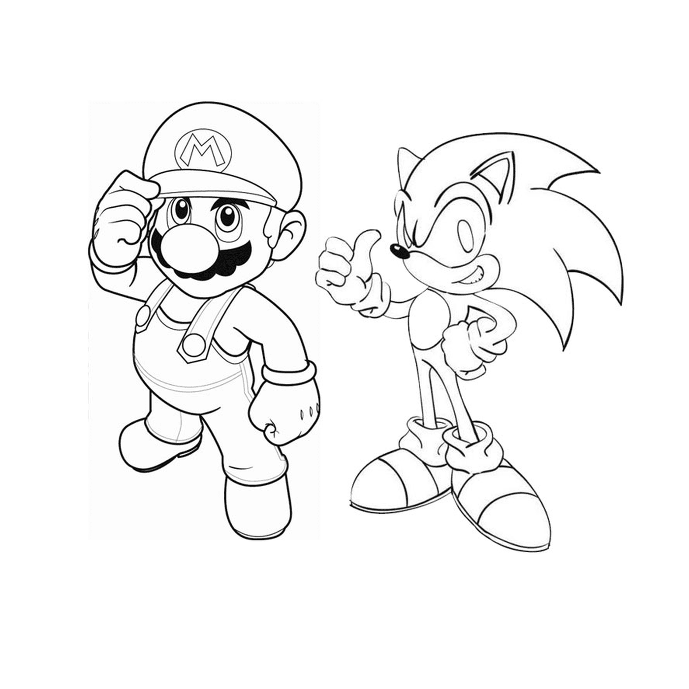   Sonic le hérisson et Mario 