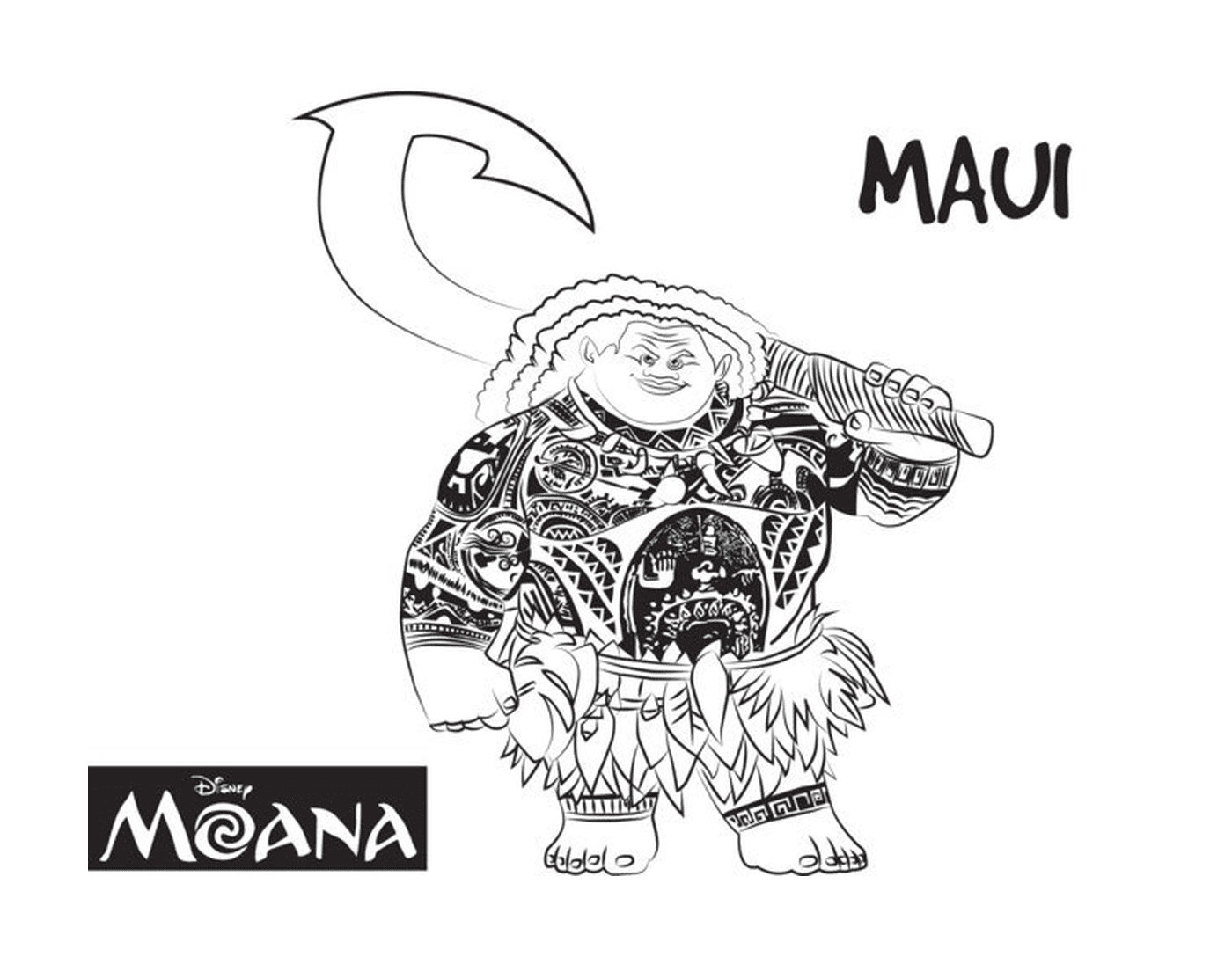   Maui, homme fort de Moana 