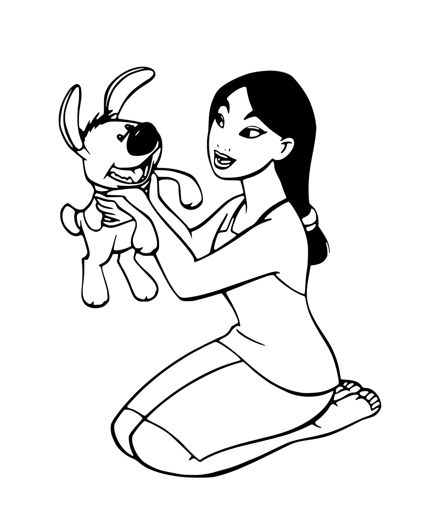   Mulan adore chien Po 