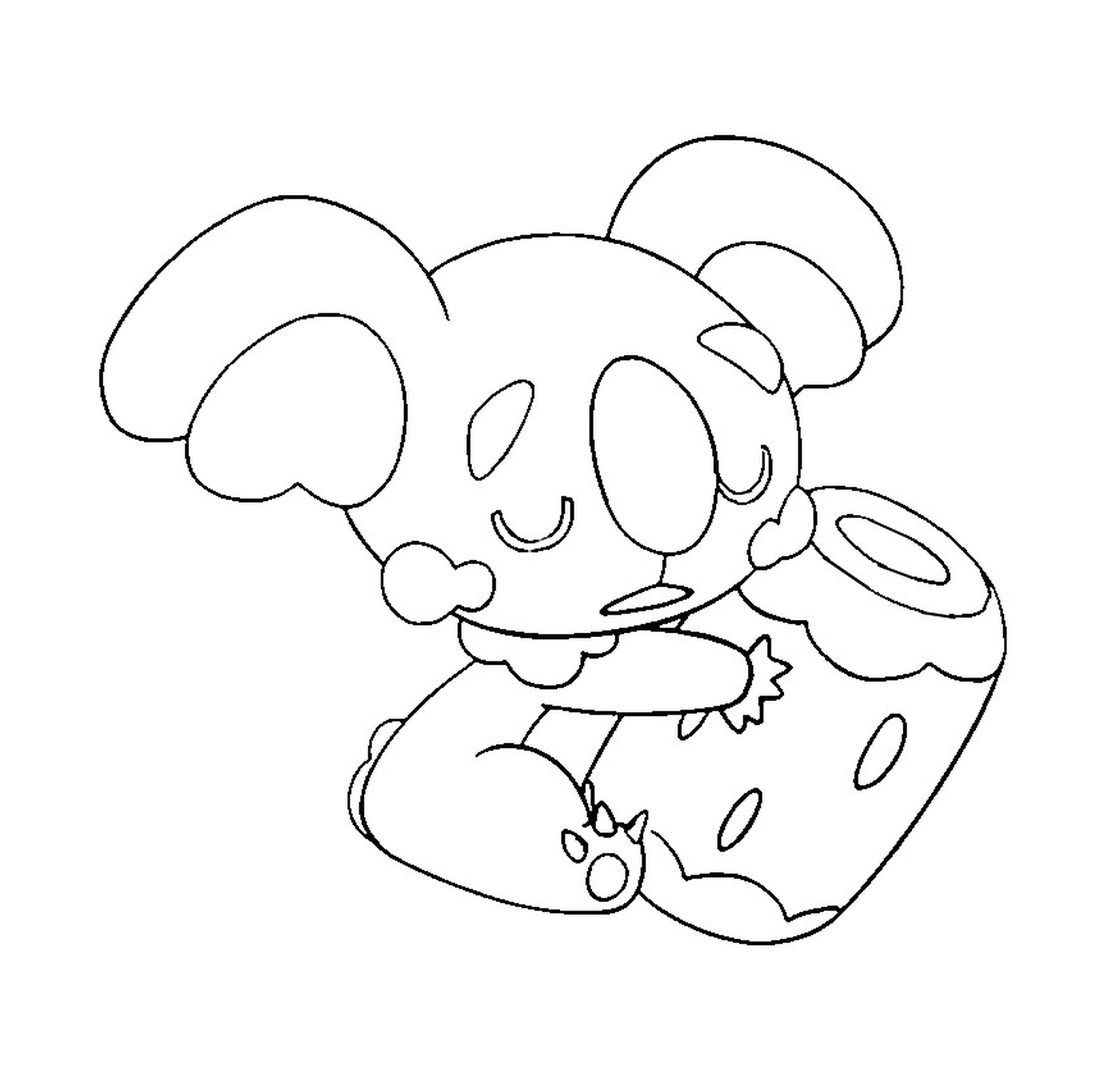   Dodoala, un animal qui mange quelque chose 