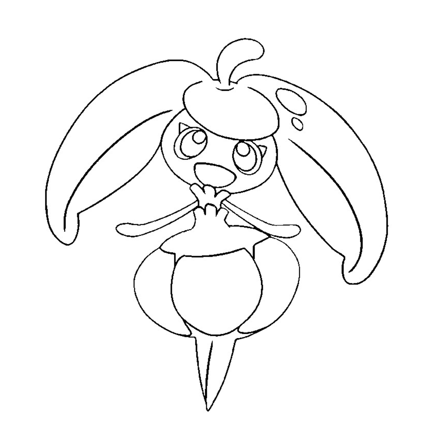   Candine, un lapin dessiné 