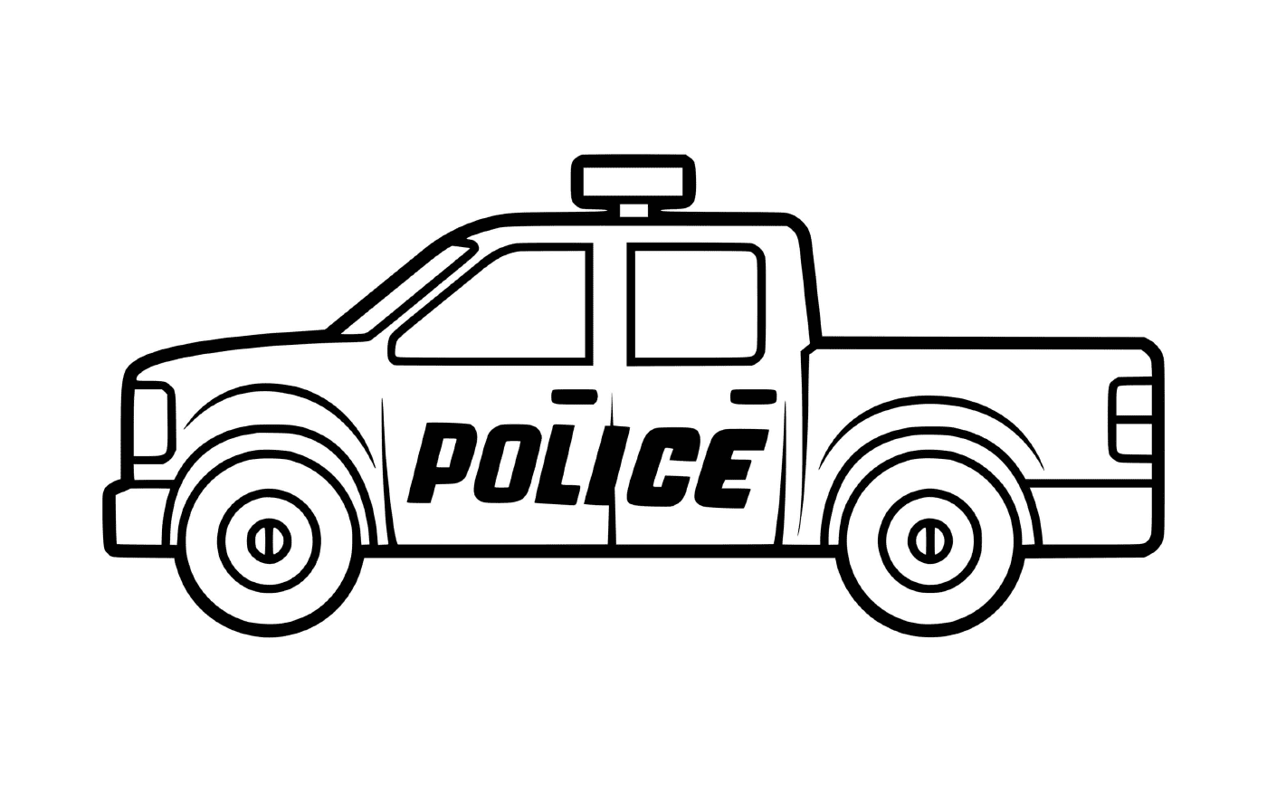   4x4 gendarmerie, véhicule policier 
