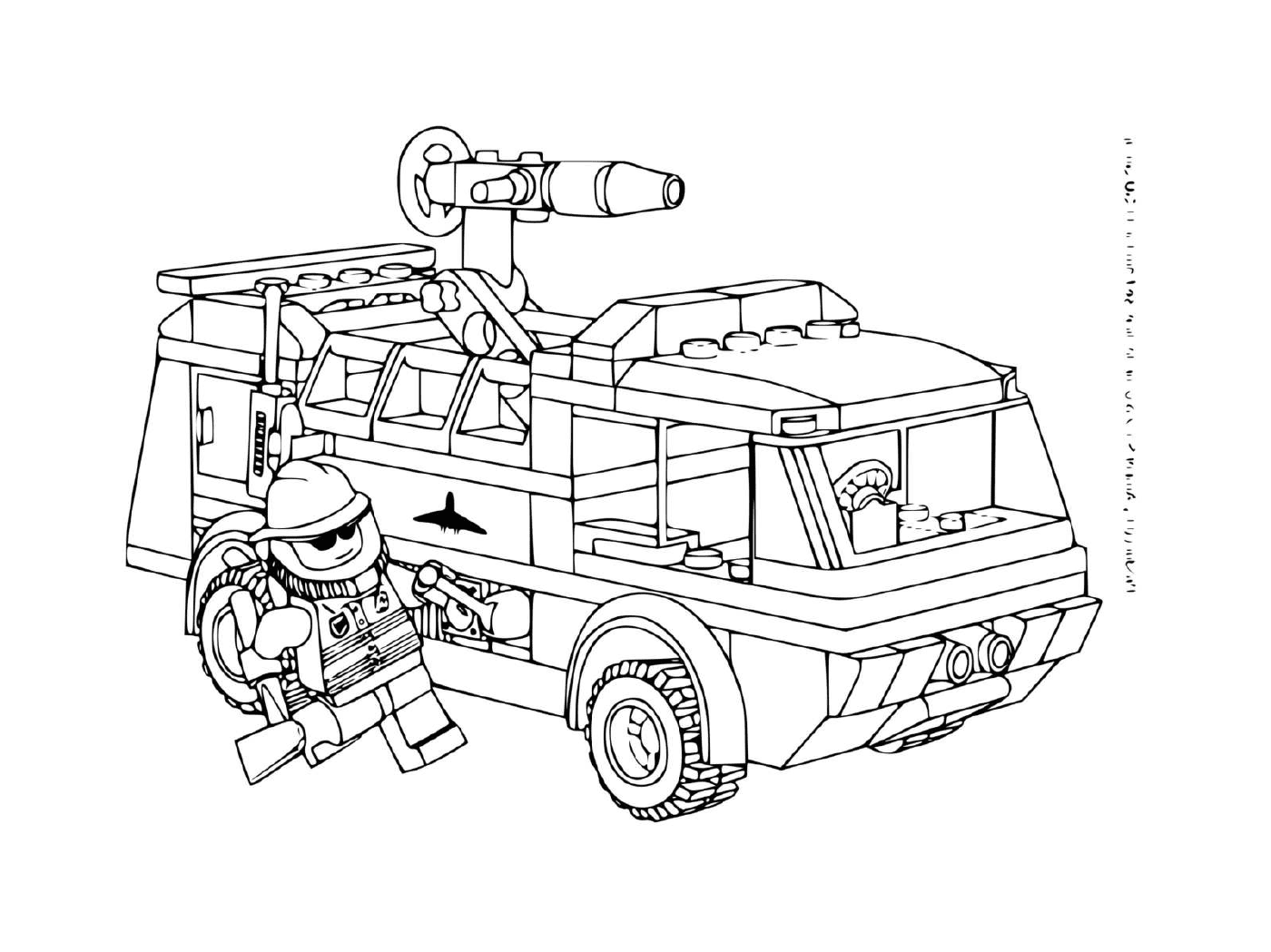   Camion de pompiers Lego 