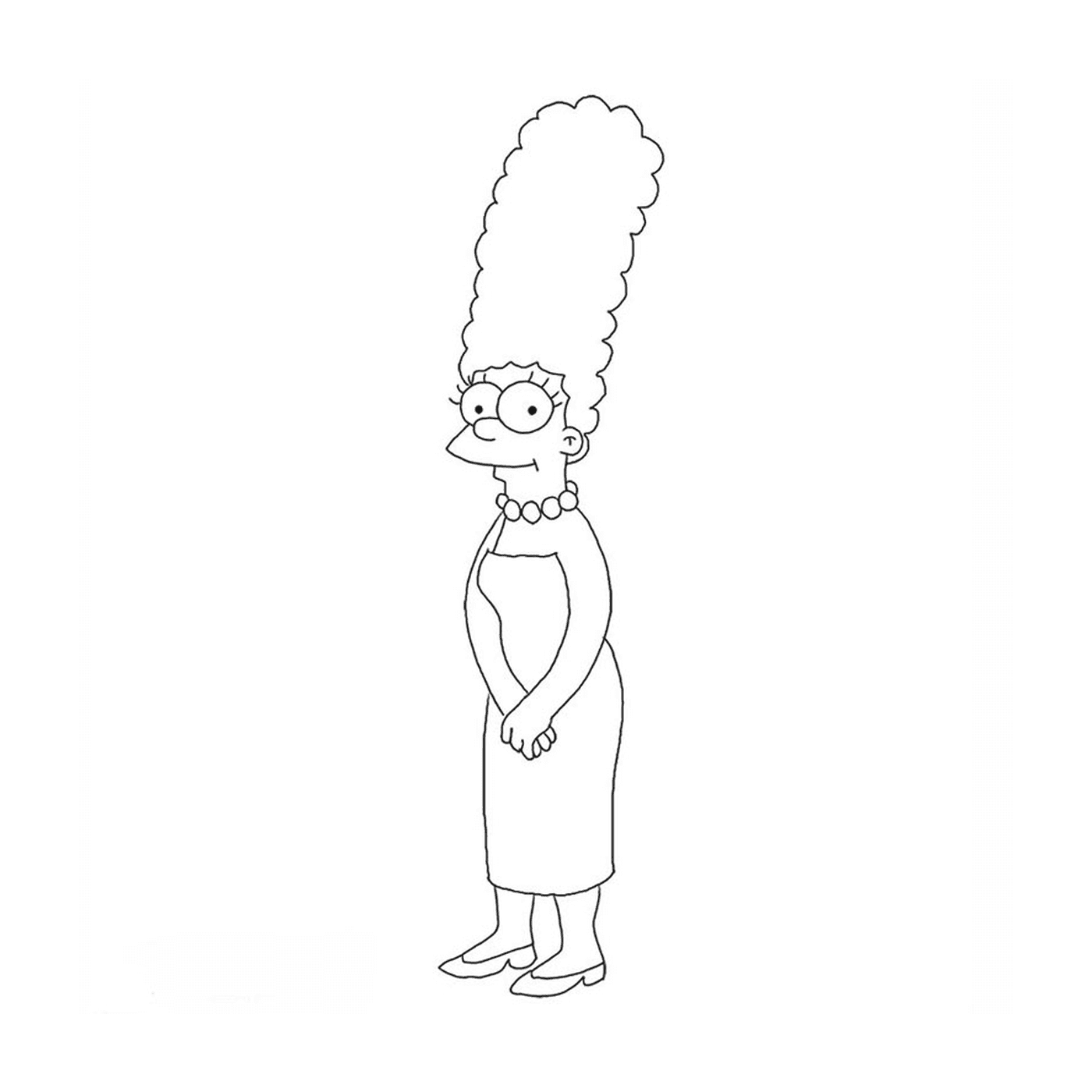   Marge Simpson élégante 