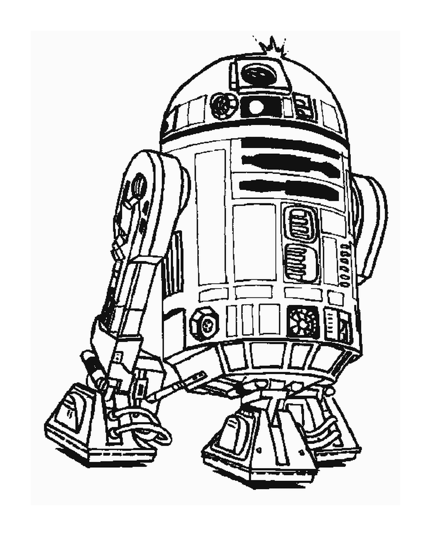   Dessin d'un robot R2-D2 