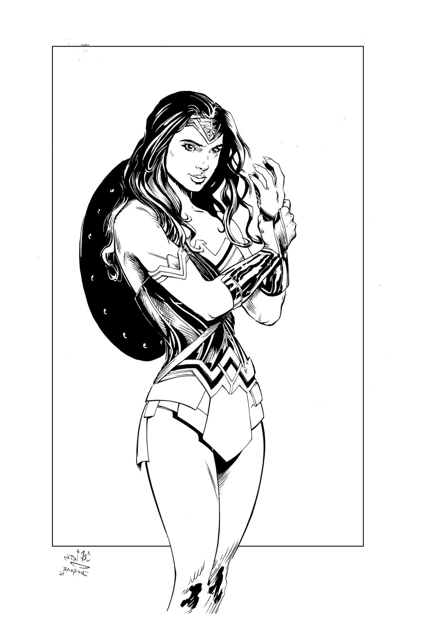   Wonder Woman en encrage par Devgear 
