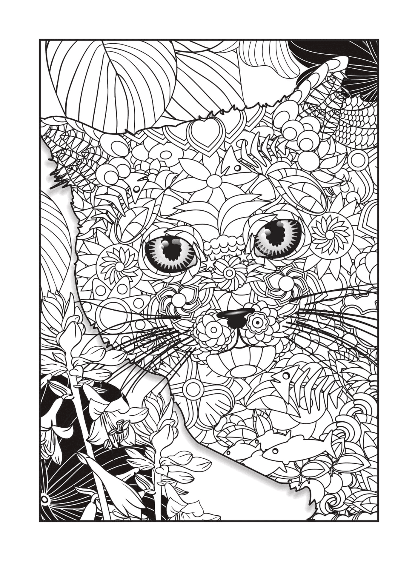 coloriage chat british shorthair adulte animaux