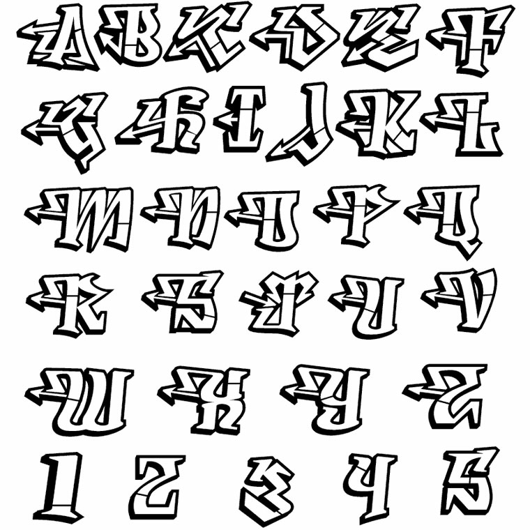 coloriage lettres de l alphabet