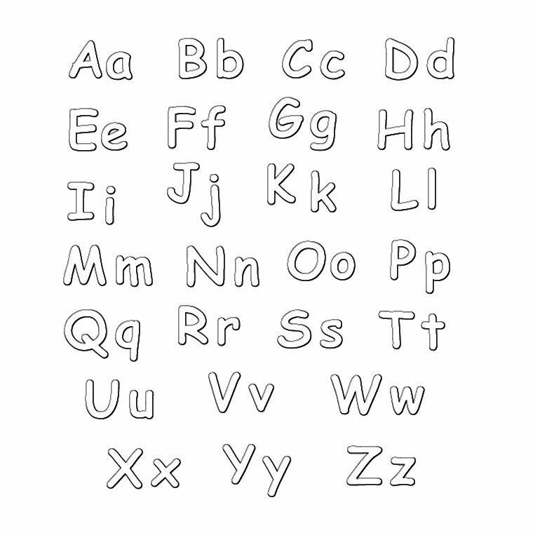 coloriage lettre de l alphabet