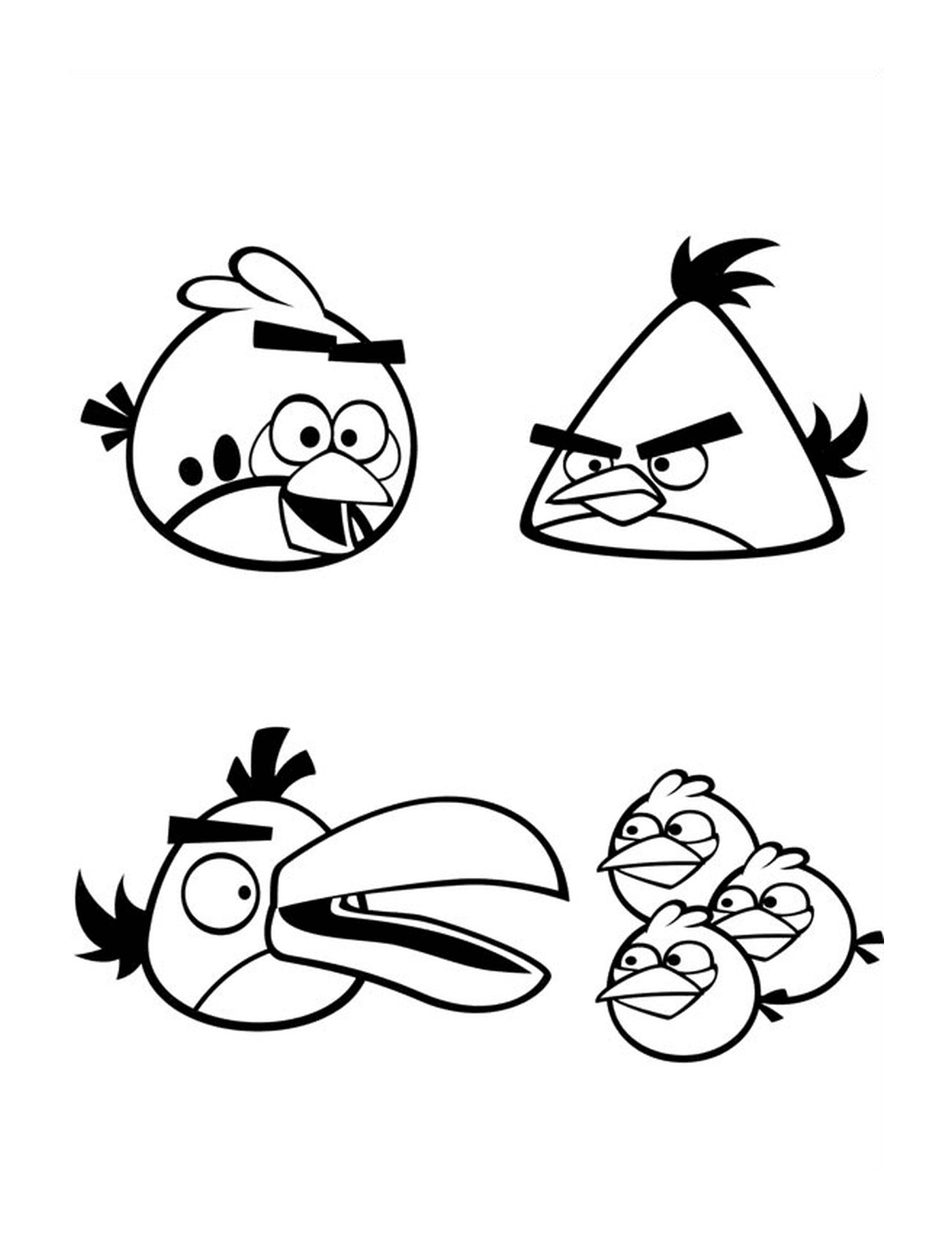 coloriage les angry birds