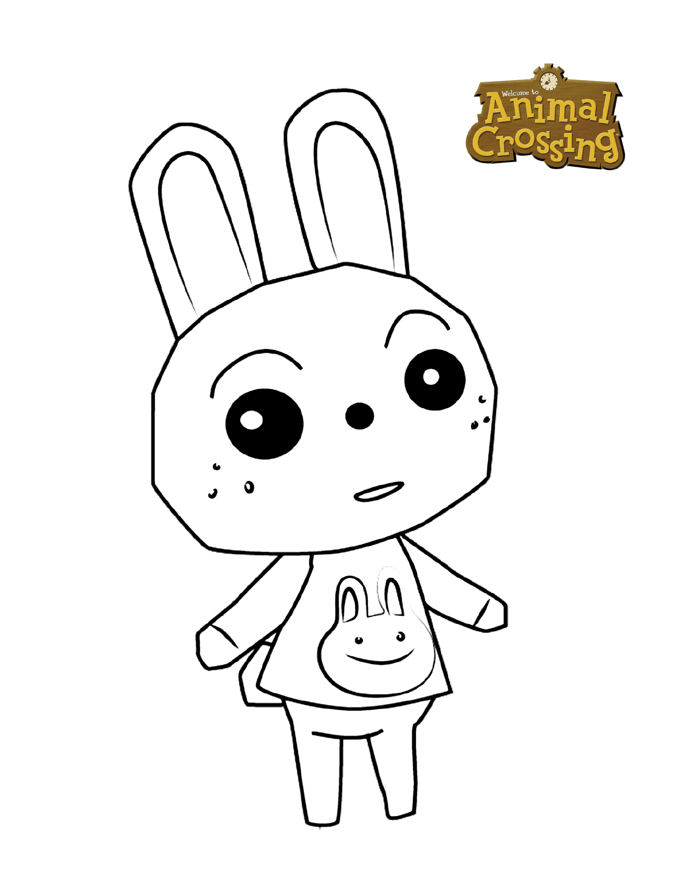 coloriage ruby the rabbit