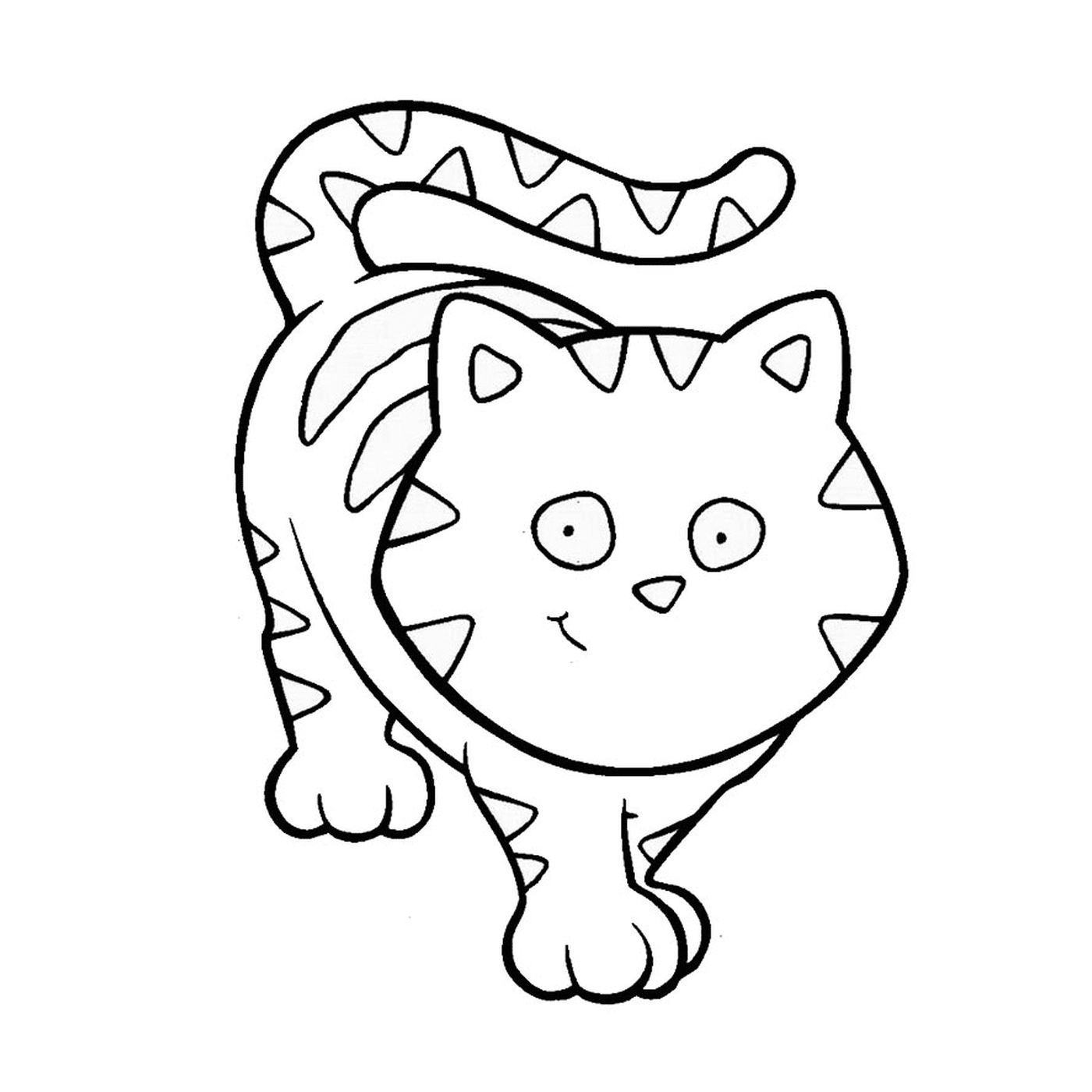coloriage animaux chat