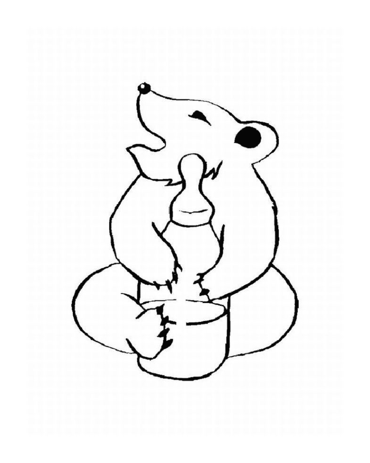 coloriage bebe animaux