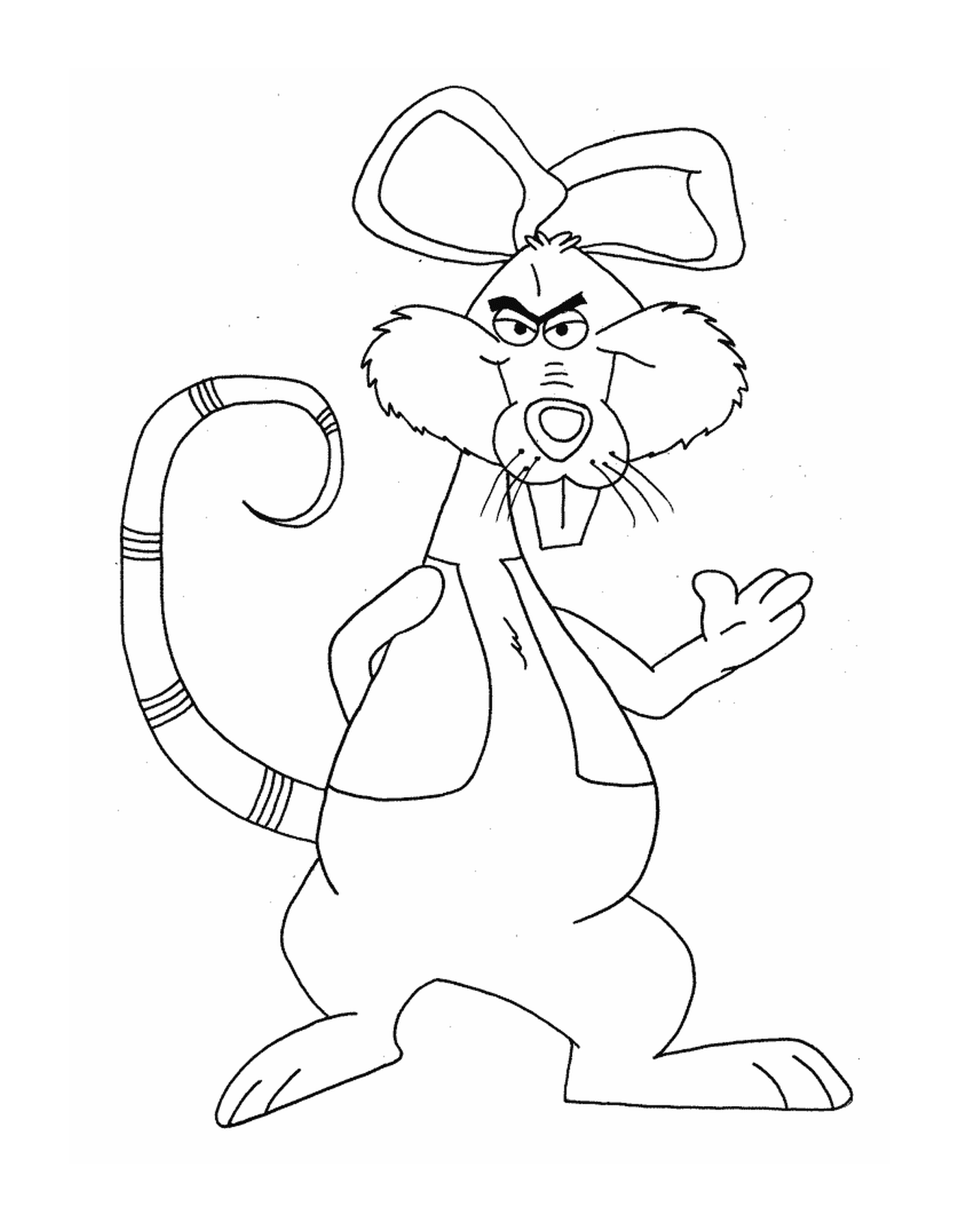 coloriage dessin animaux rat