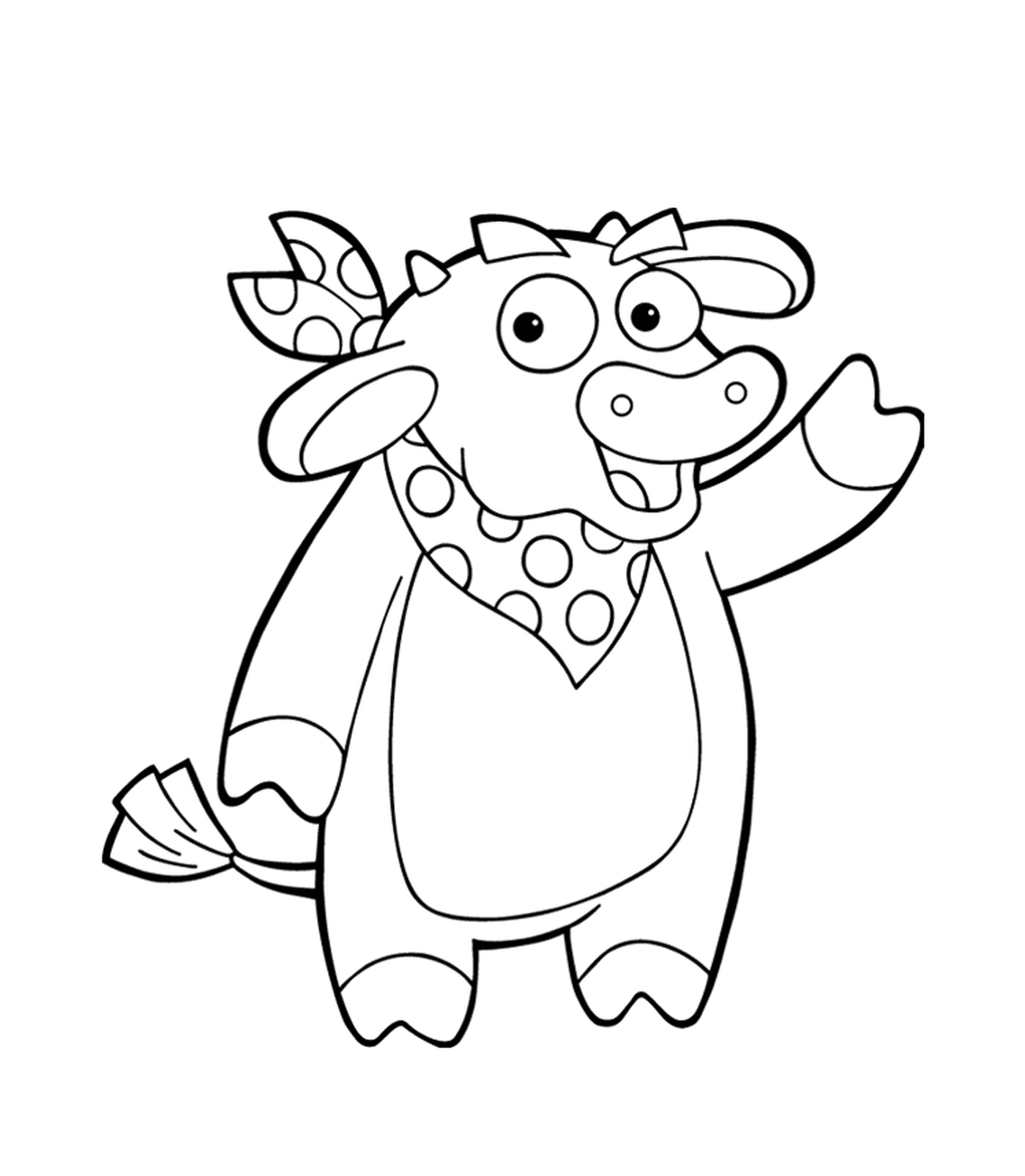 coloriage dessin animaux vache