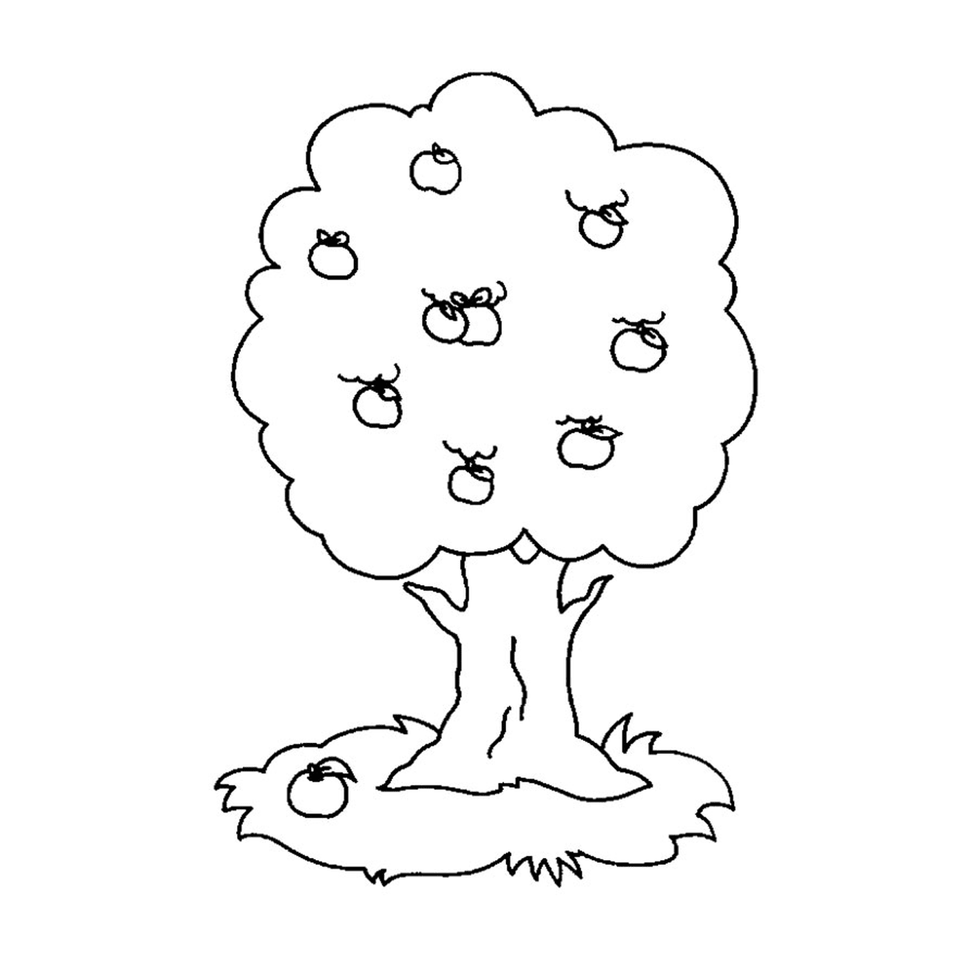 coloriage arbre 86