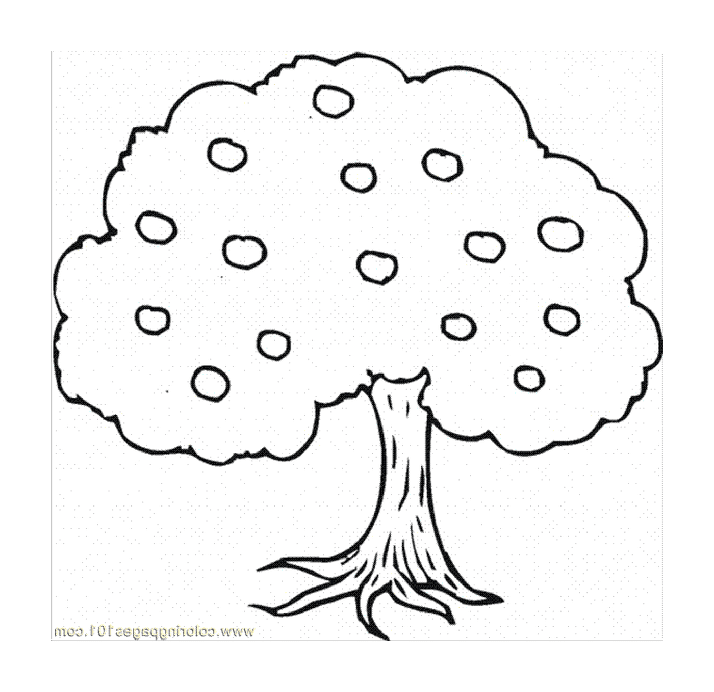 coloriage arbre 136