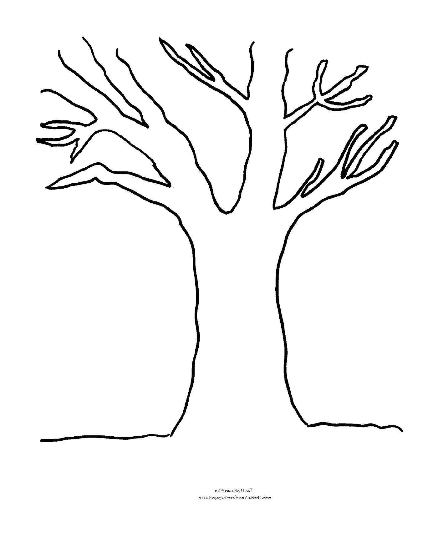 coloriage arbre 9