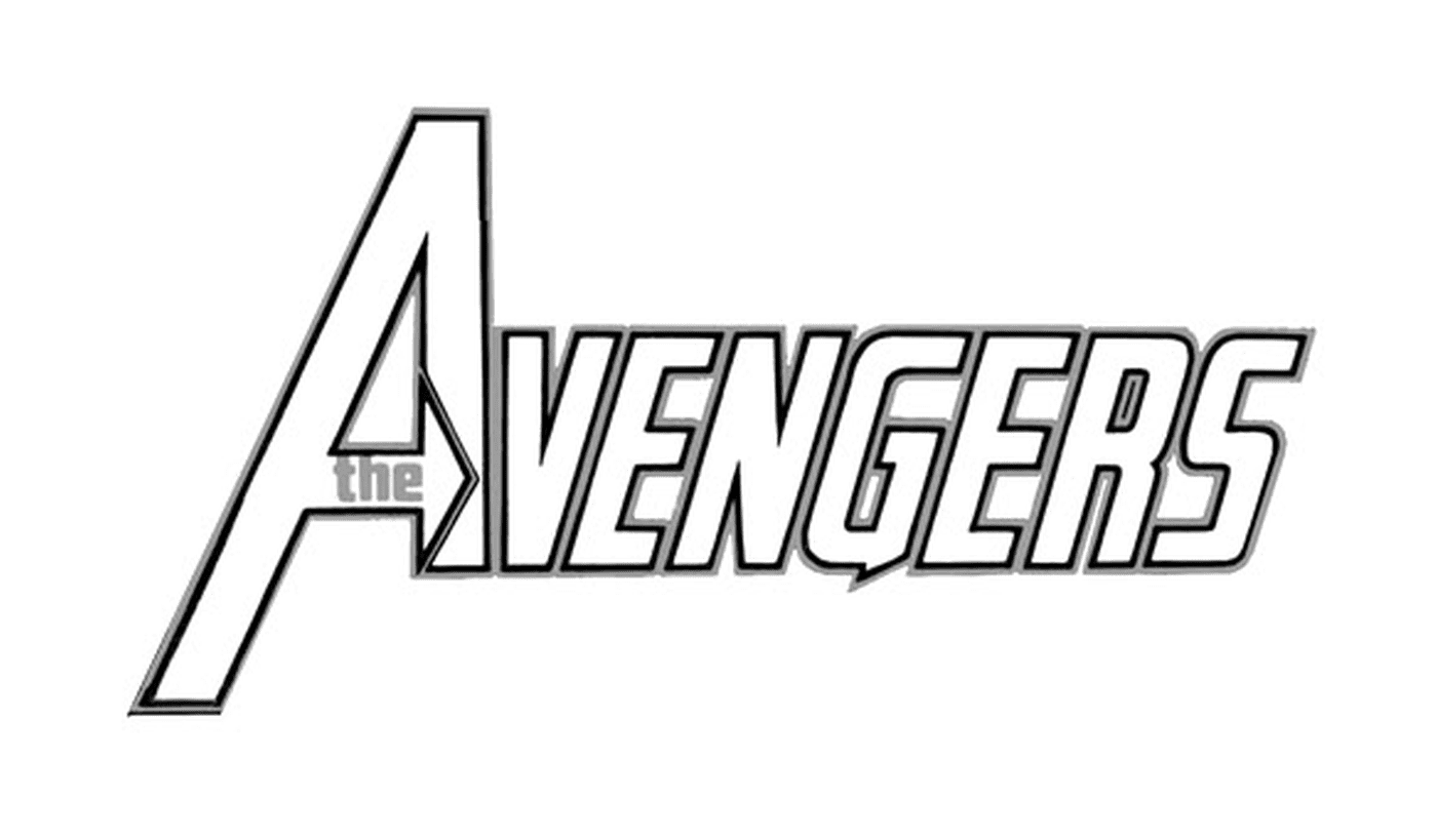 coloriage Avengers Logo