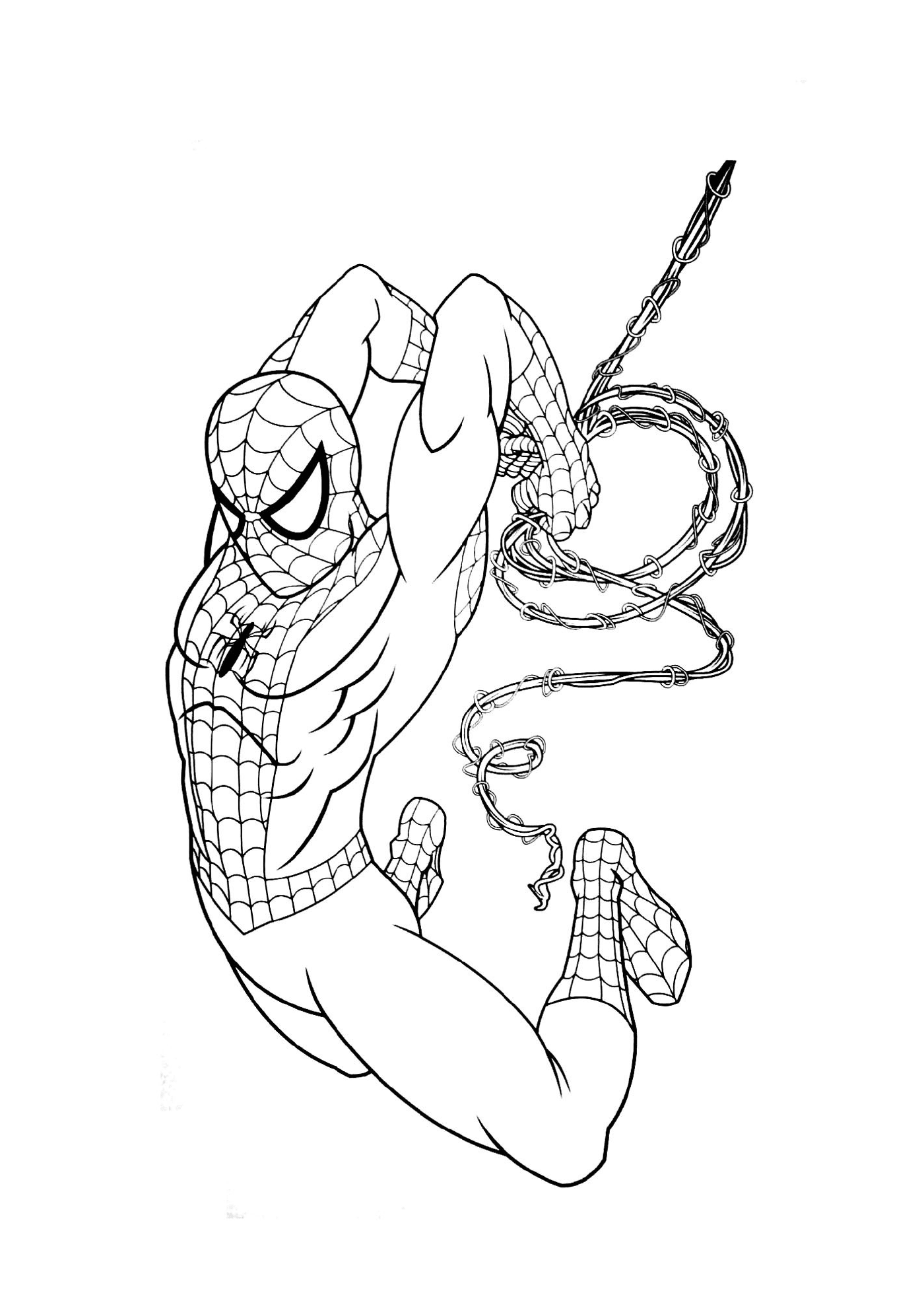 coloriage avengers endgame spiderman