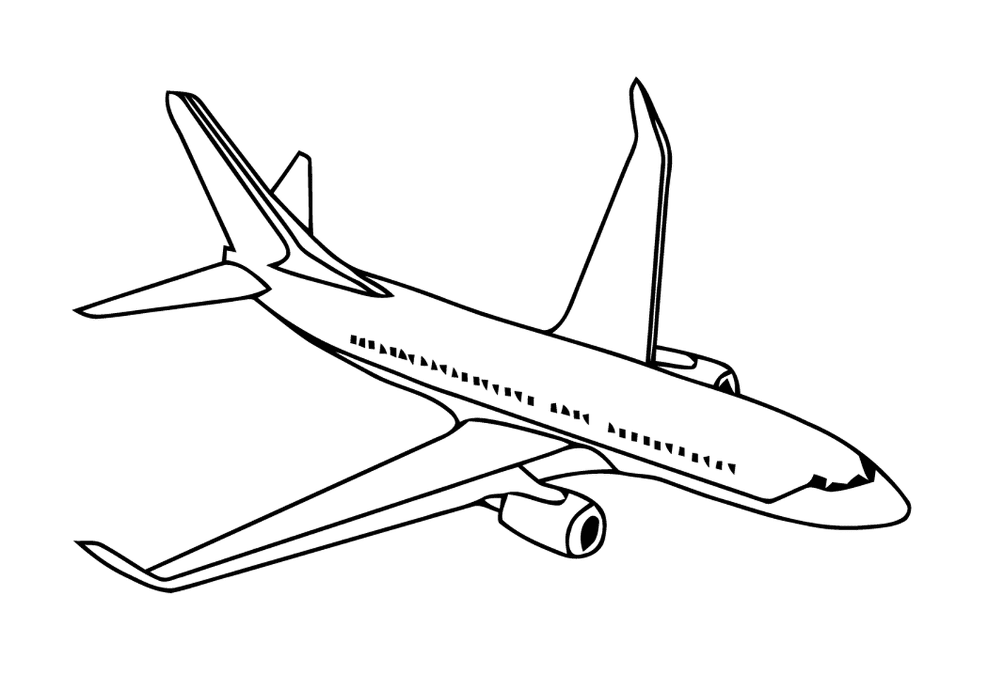 coloriage avion 43
