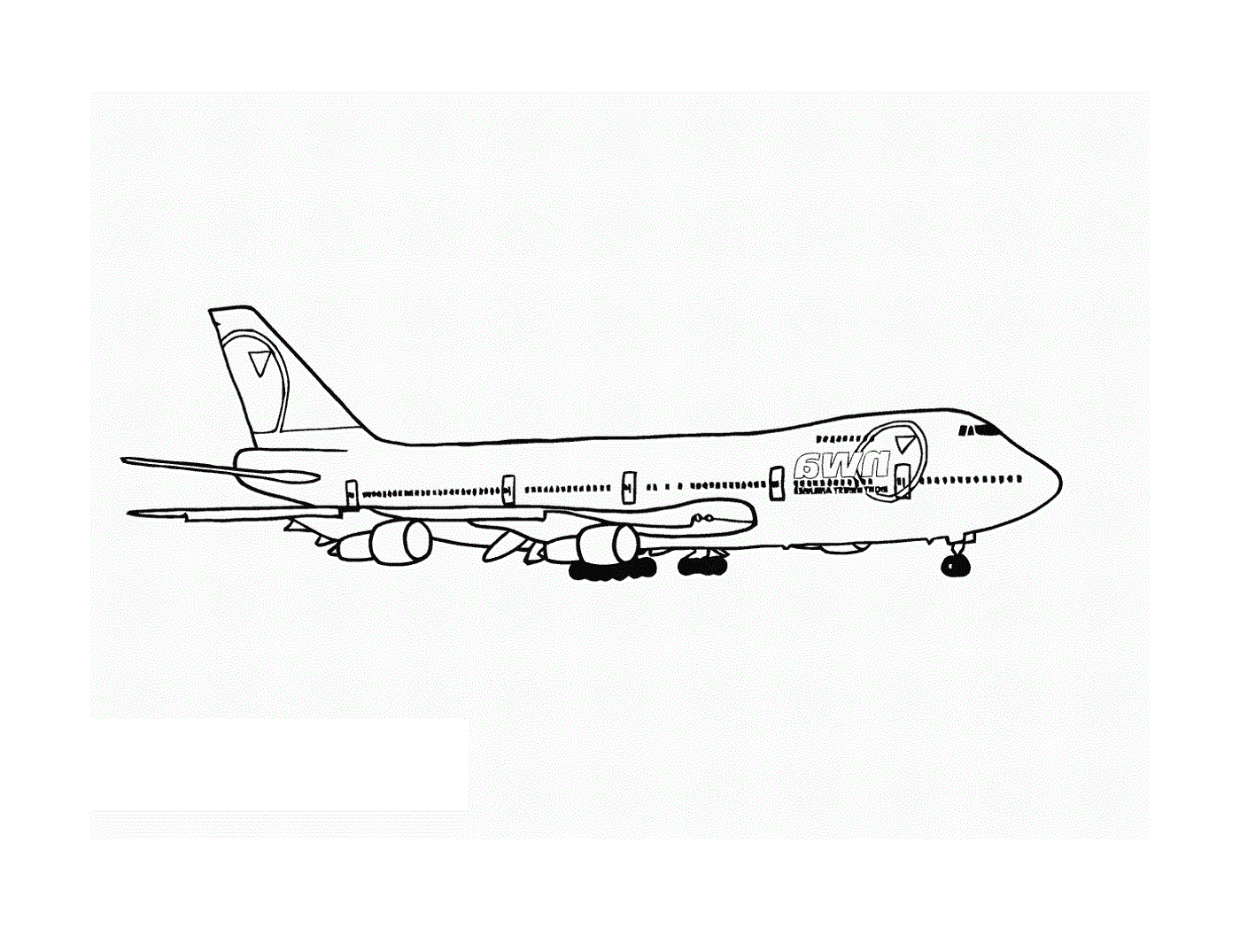 coloriage avion 46