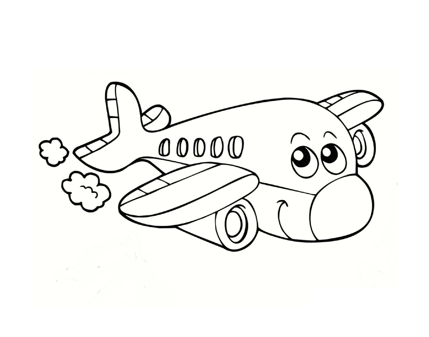 coloriage avion 14
