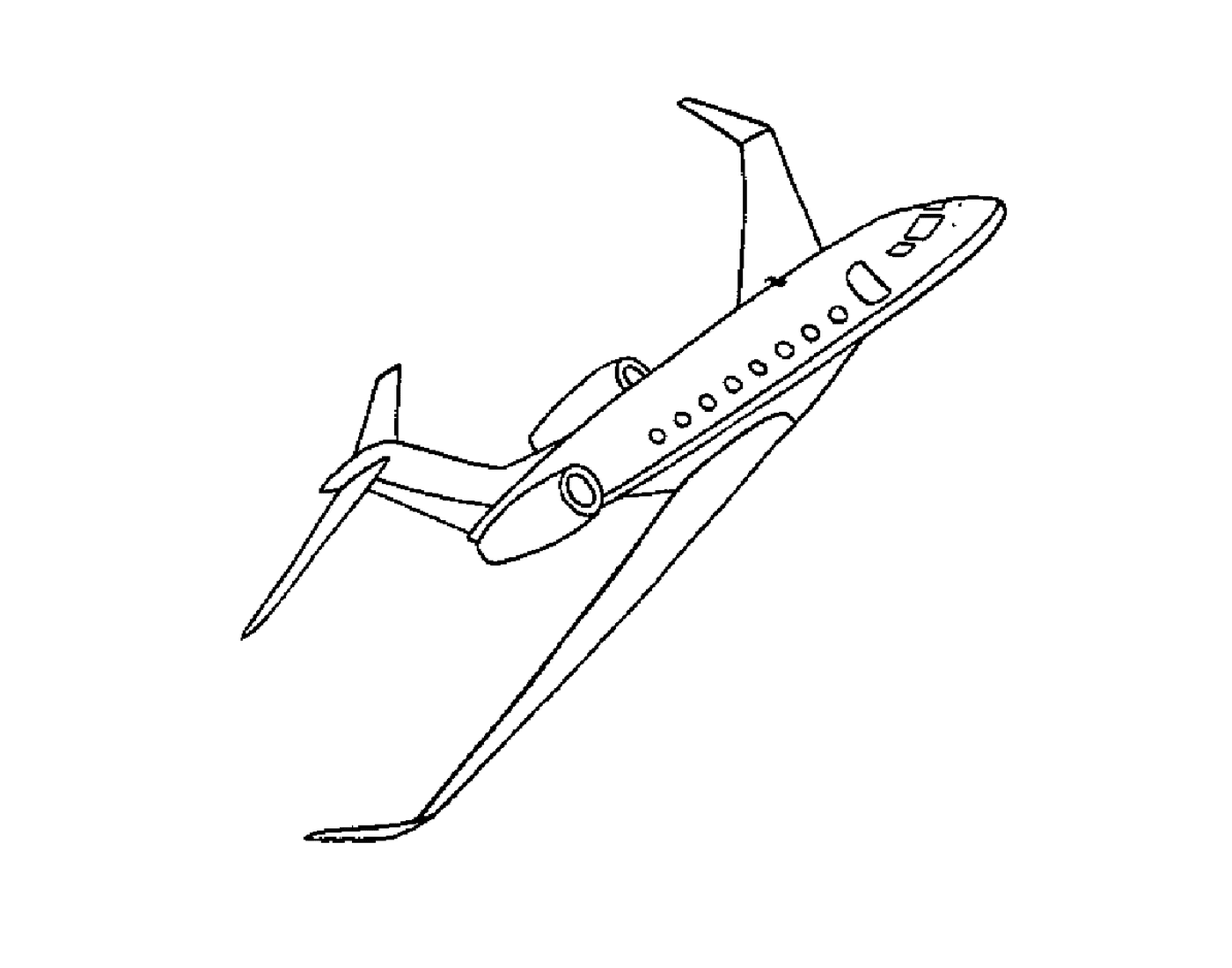 coloriage avion 135