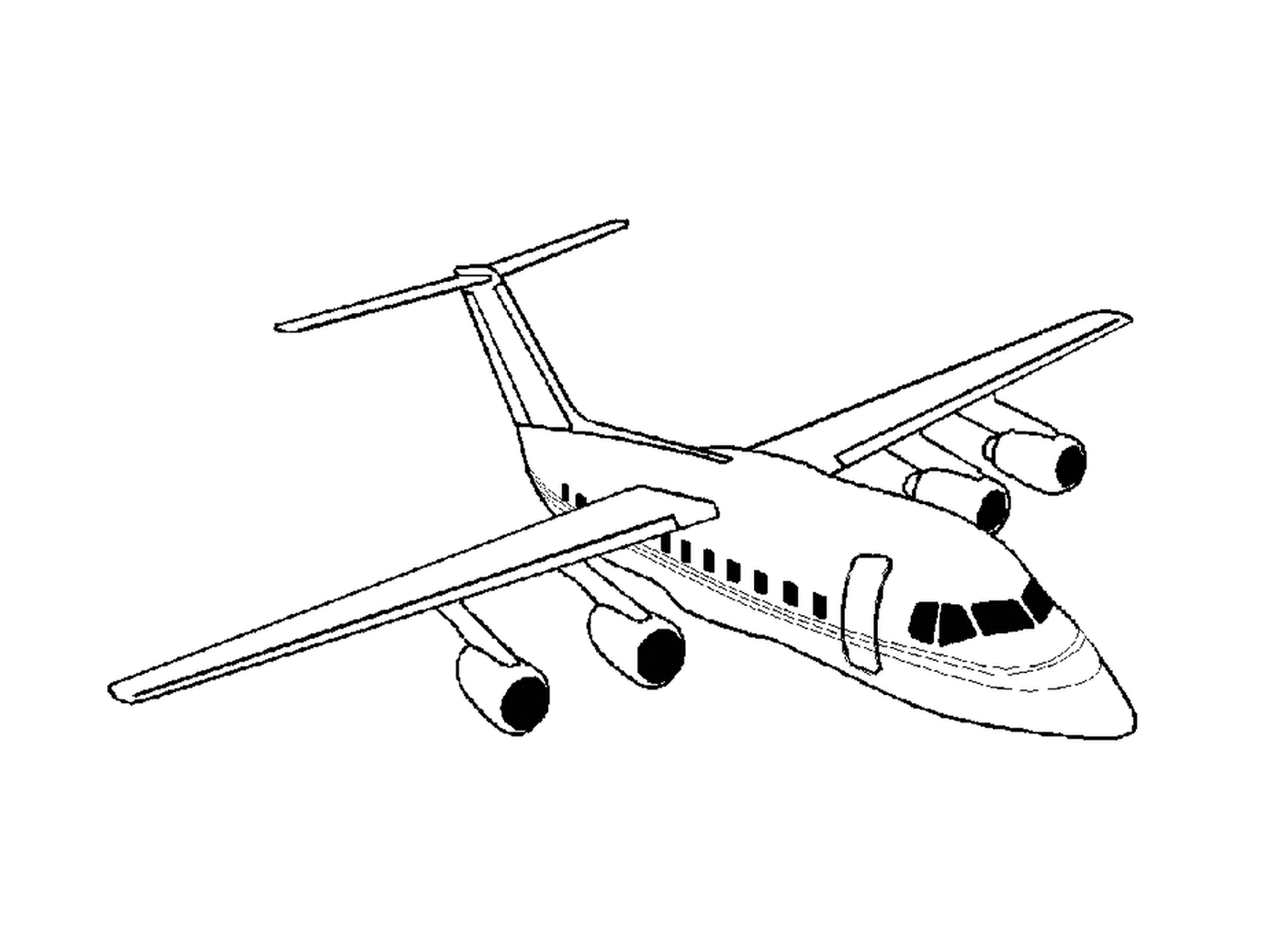 coloriage avion 41
