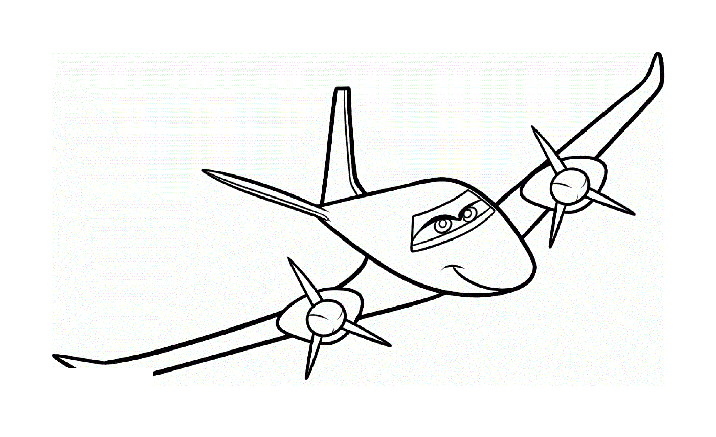 coloriage avion de guerre 50