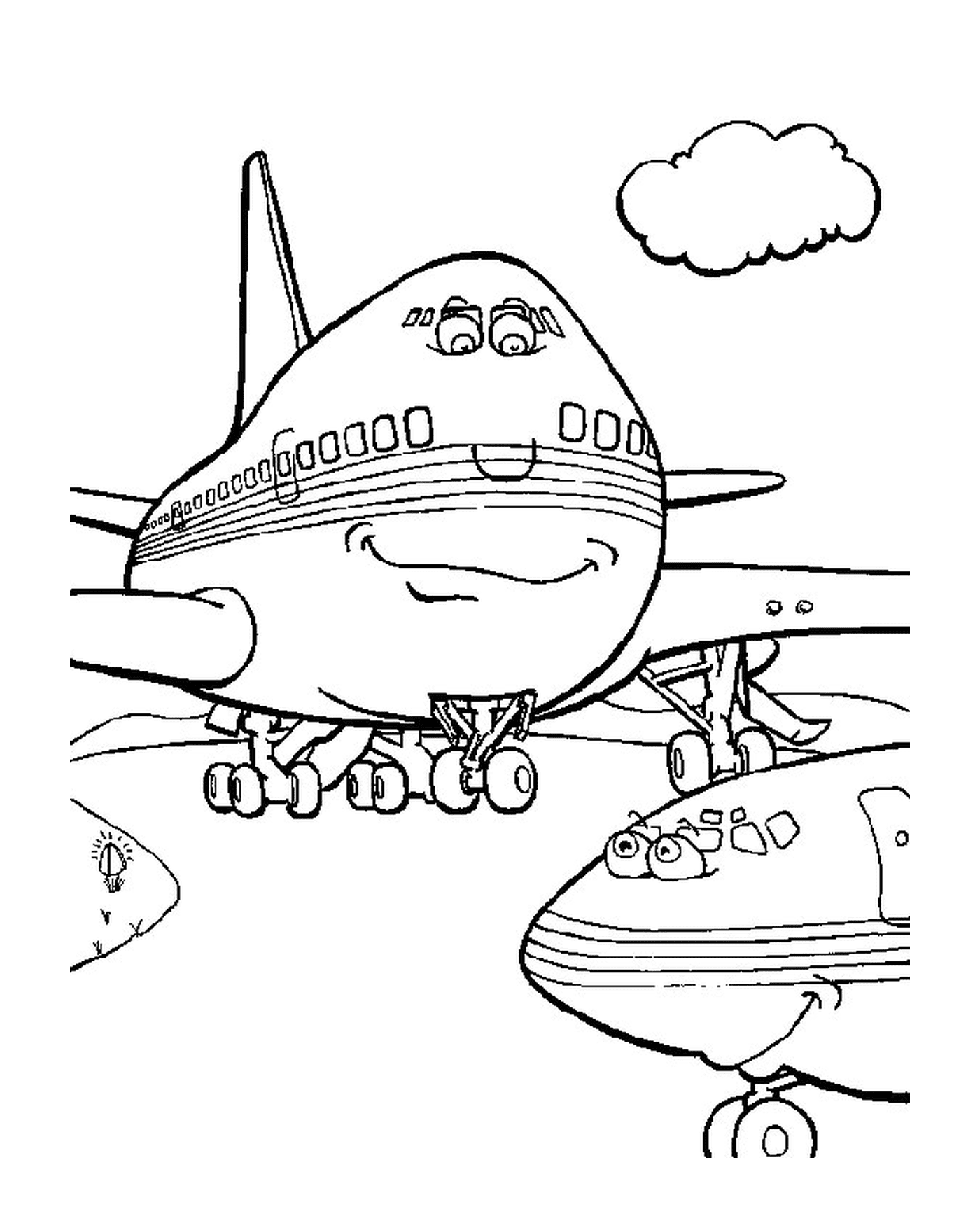 coloriage avion 115
