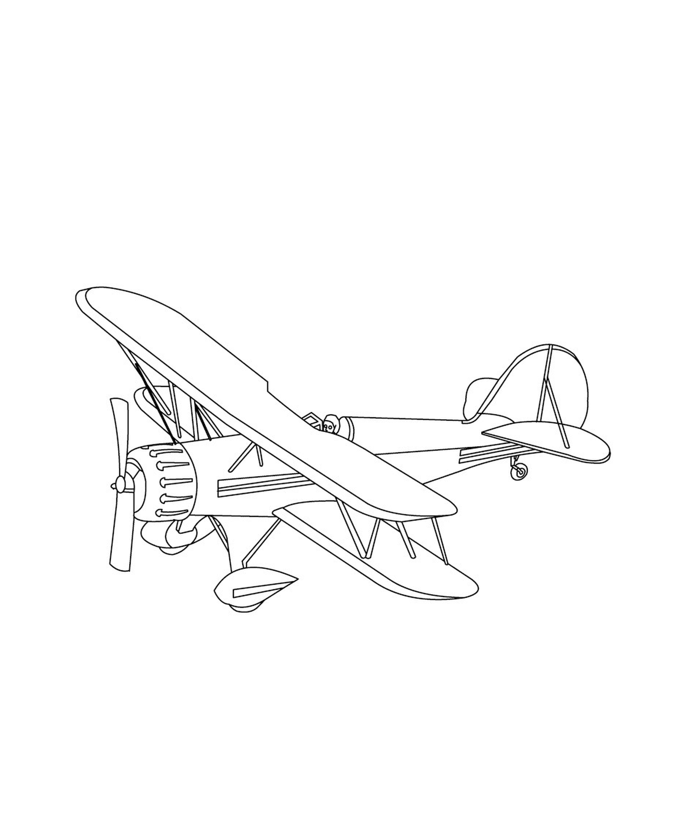 coloriage avion 47