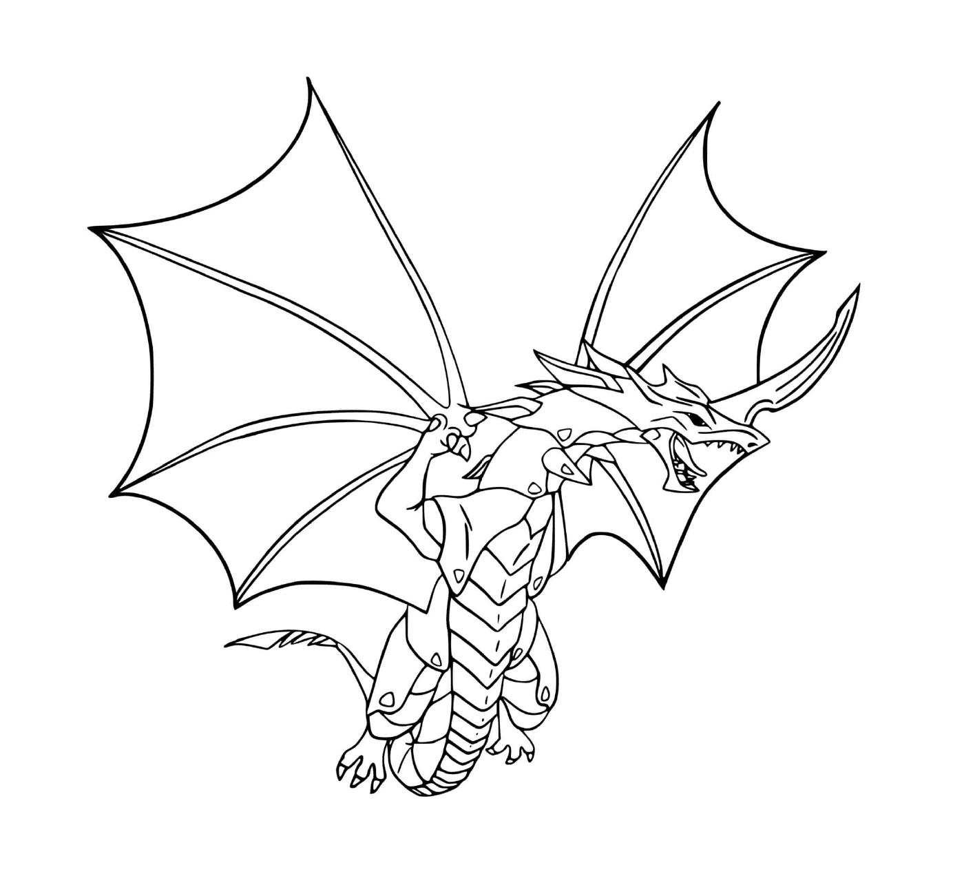 coloriage Dragonoid Drago Bakugan