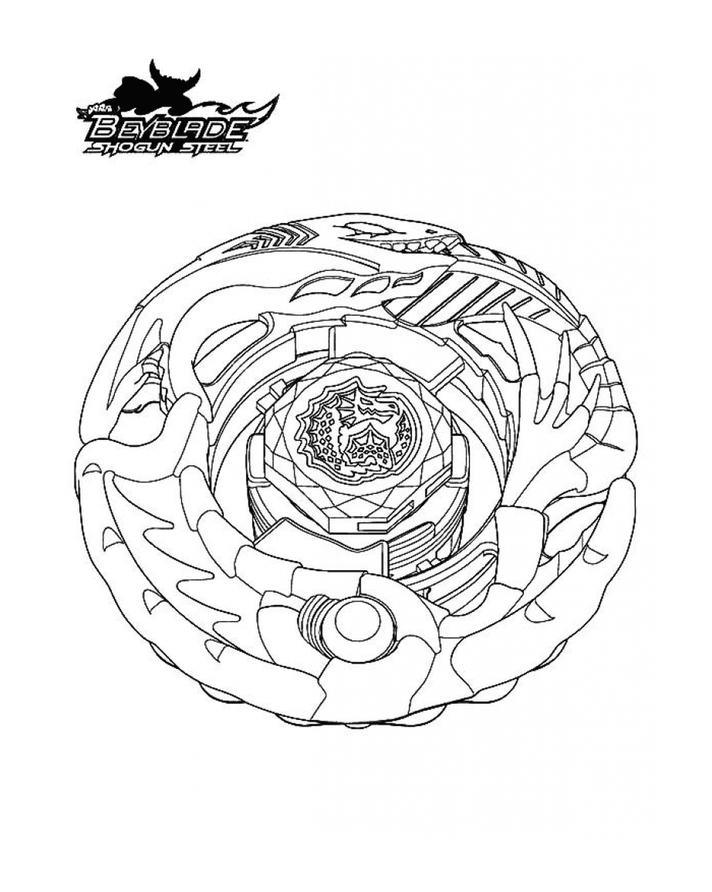 coloriage beyblade 13