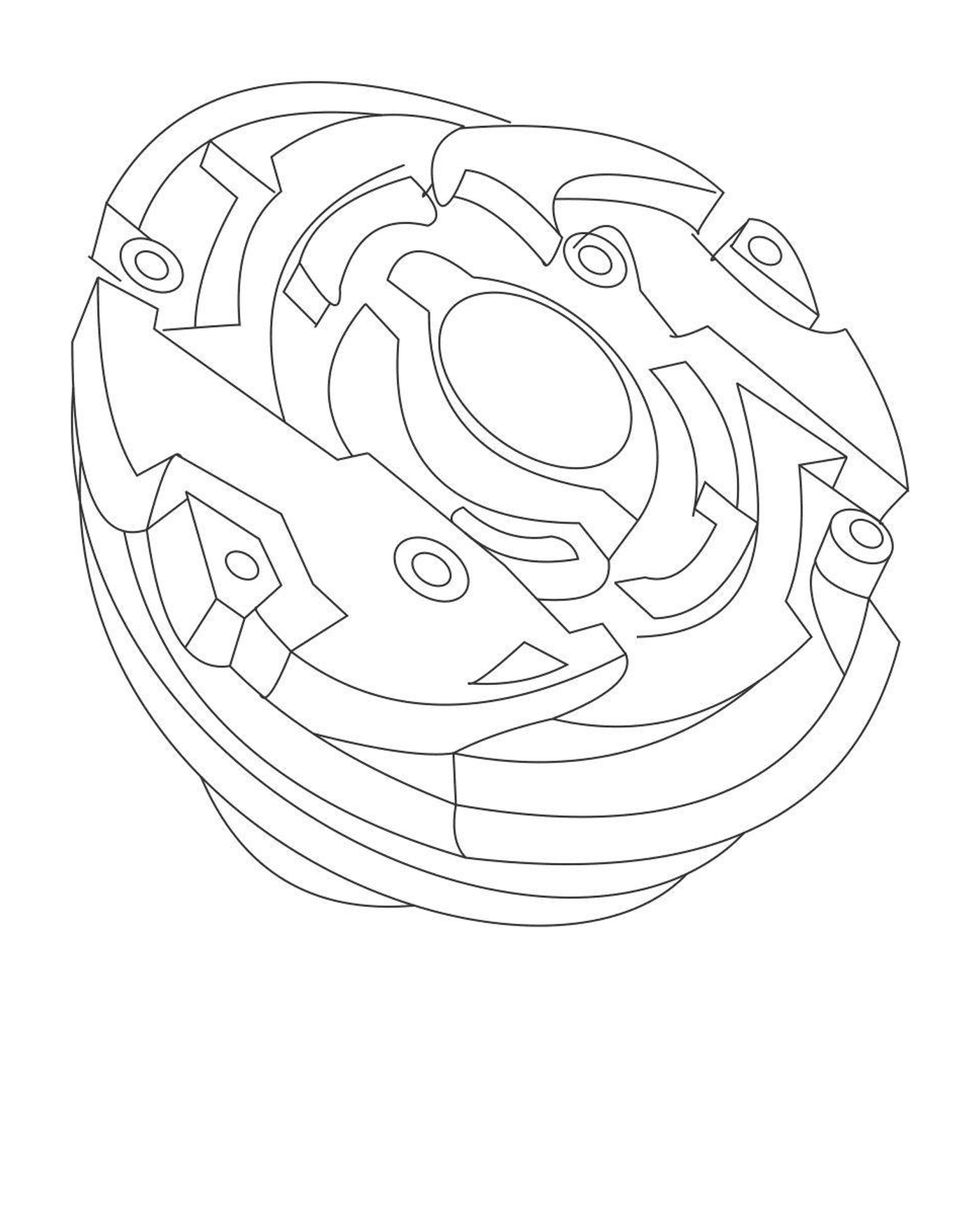 coloriage beyblade 1