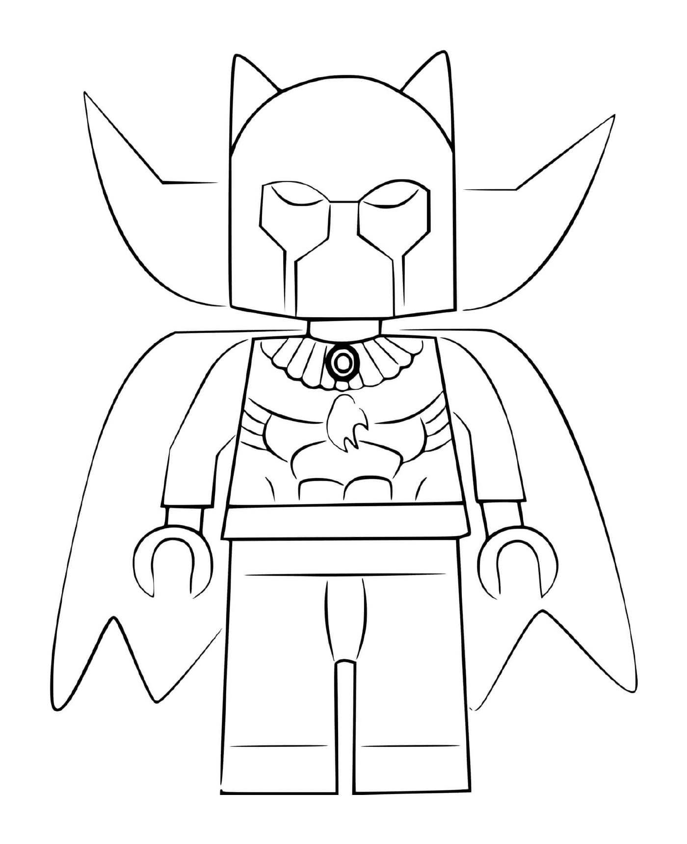 coloriage lego Black panther